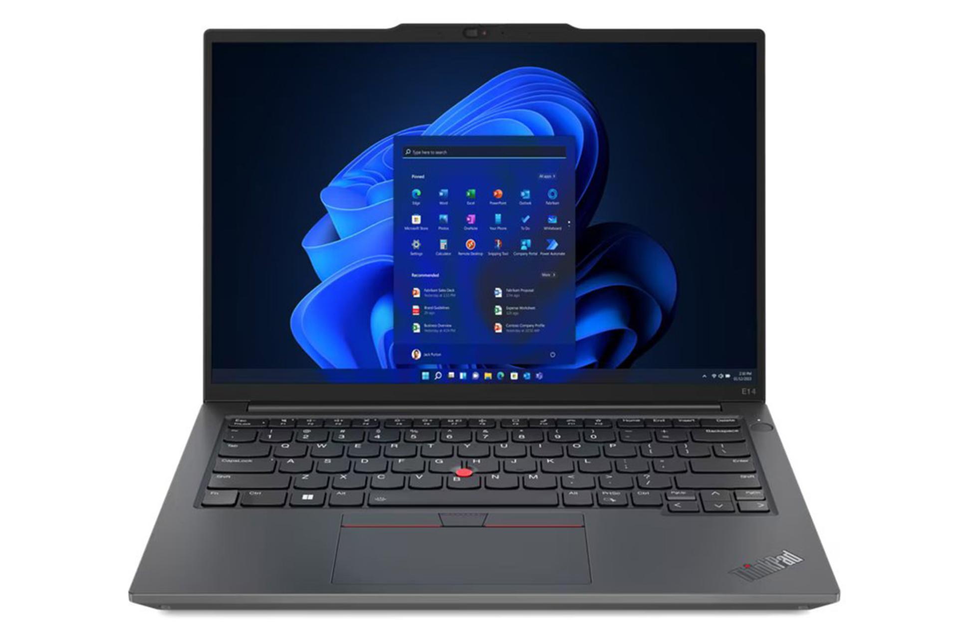 لپ تاپ لنوو Lenovo ThinkPad E14 Gen 5 نمای جلو