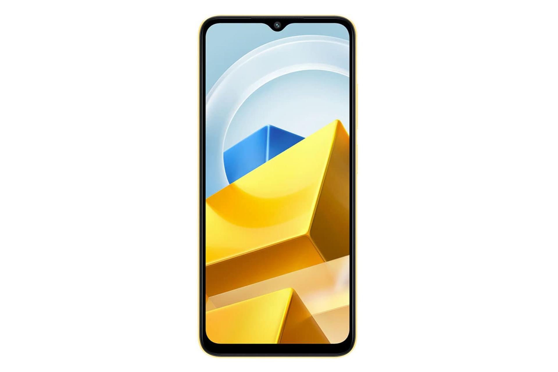 پنل جلو و صفحه نمایش گوشی موبایل پوکو M5 شیائومی زرد / Xiaomi Poco M5