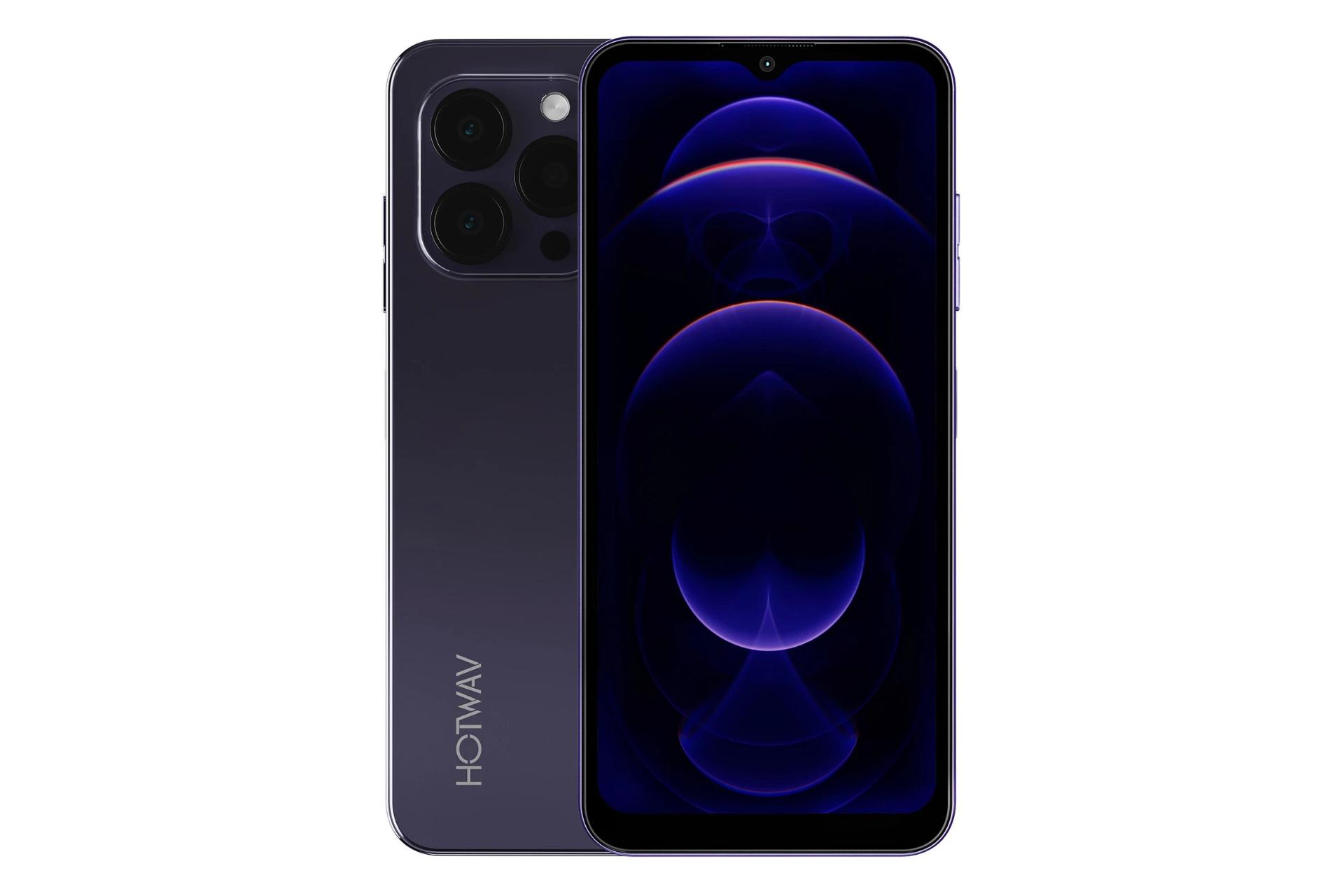 پنل جلو و پشت گوشی موبایل نوت 13 پرو هات ویو بنفش / HOTWAV Note 13 Pro