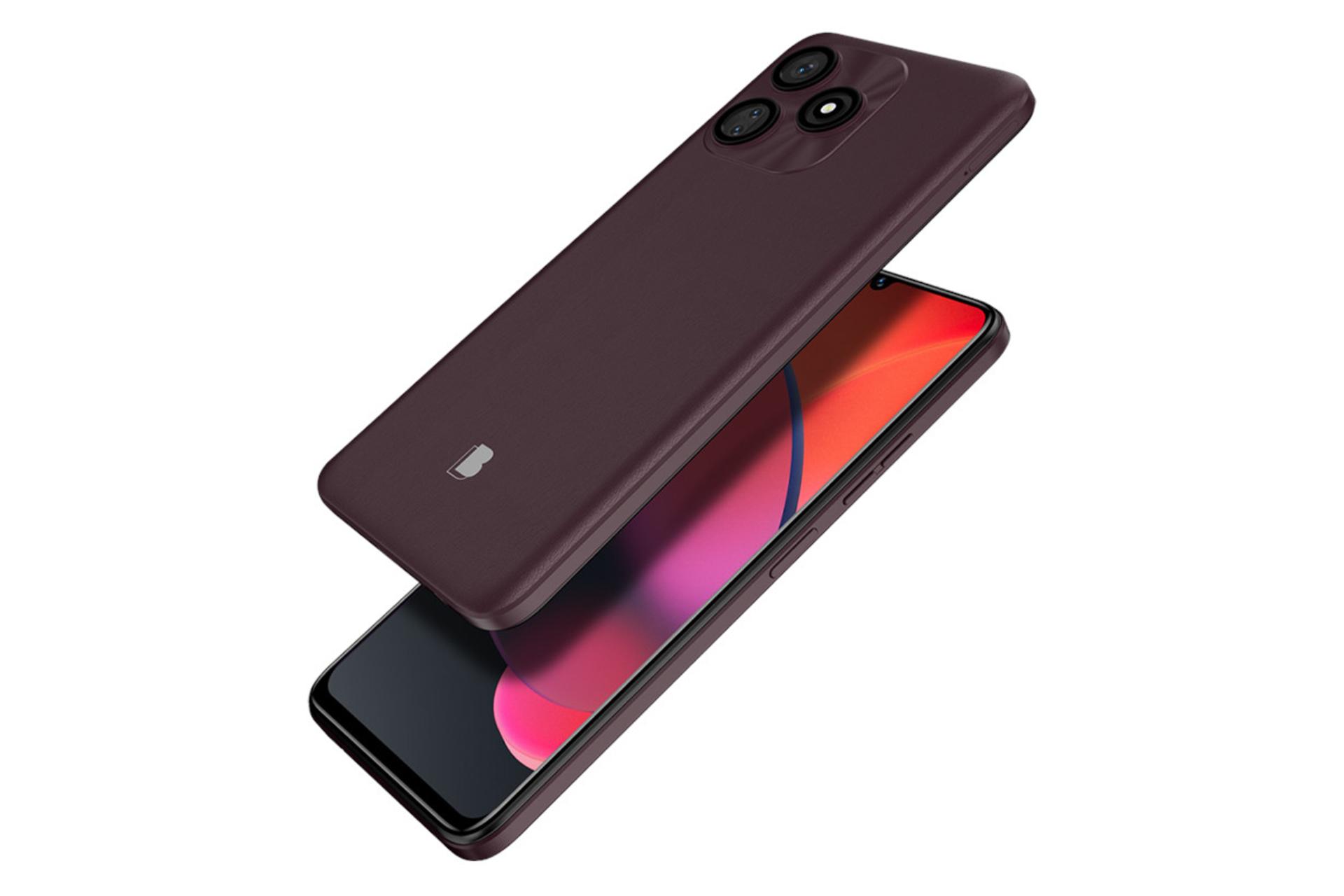 پنل پشت و چینش دوربین گوشی موبایل بلو BLU G73L شرابی