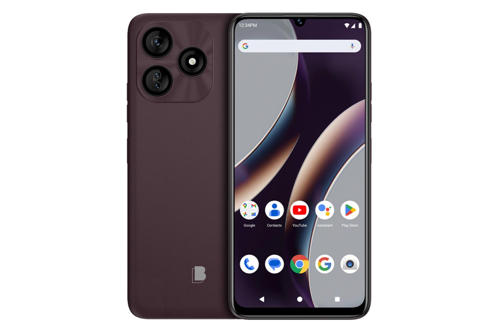 پنل جلو و پشت گوشی موبایل بلو BLU G73L شرابی