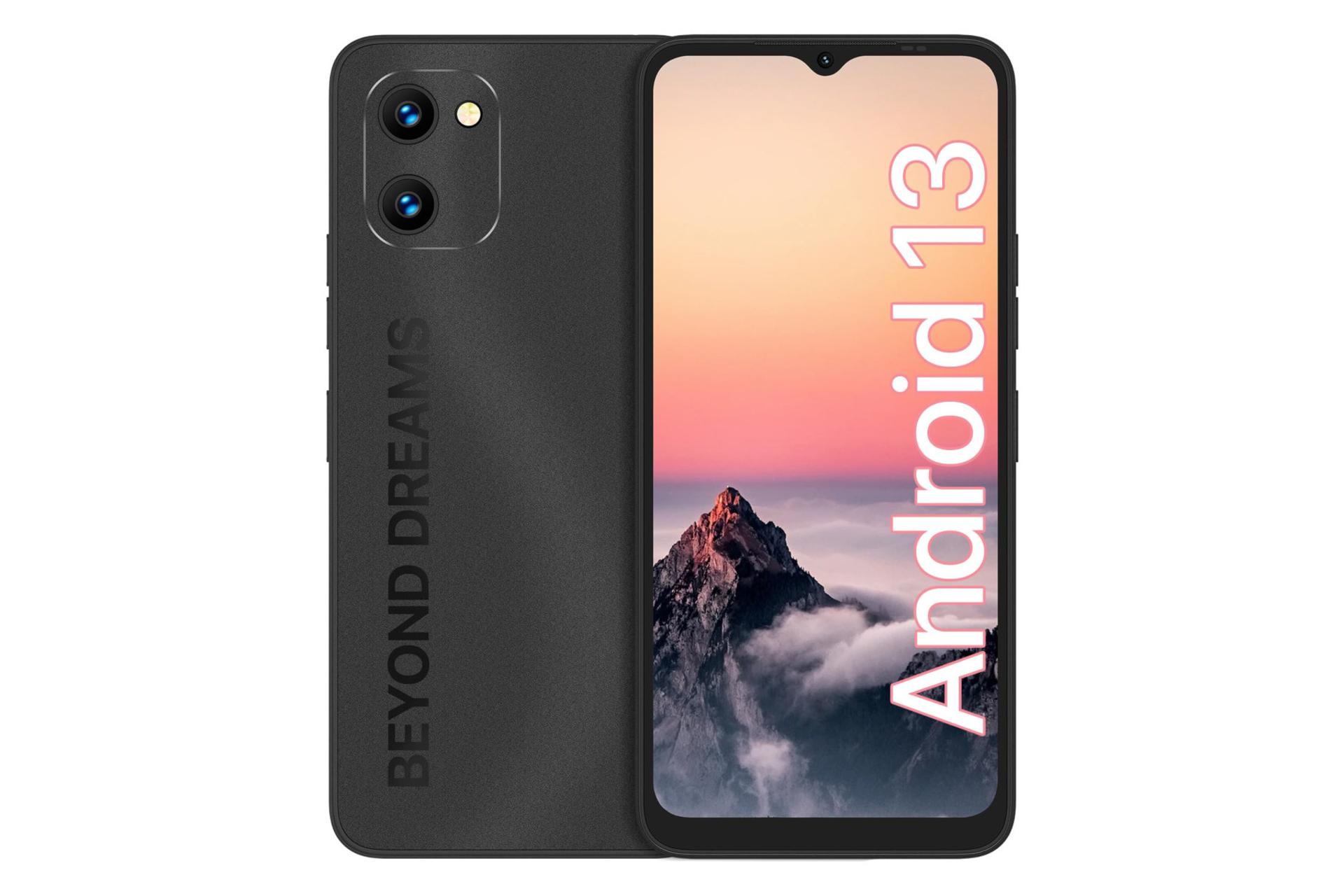 پنل جلو و پشت گوشی موبایل اومی دیجی G1 پلاس مشکی / UMIDIGI G1 Plus