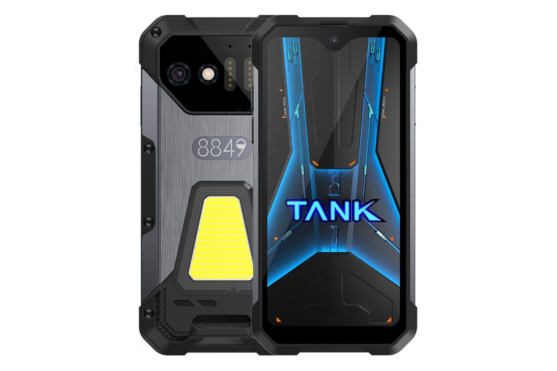 پنل جلو و پشت گوشی موبایل یونی هرتز Unihertz Tank Mini 1