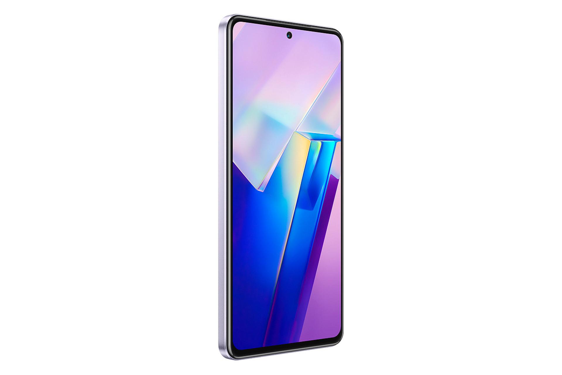 سمت چپ پنل جلوی گوشی موبایل ویوو vivo T2 بنفش