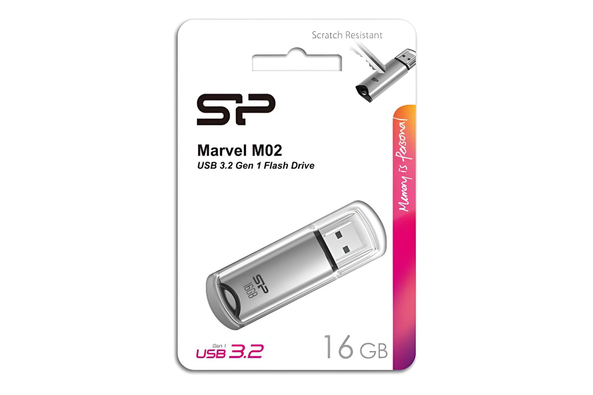 جعبه فلش مموری سیلیکون پاور Silicon Power Marvel M02 16GB