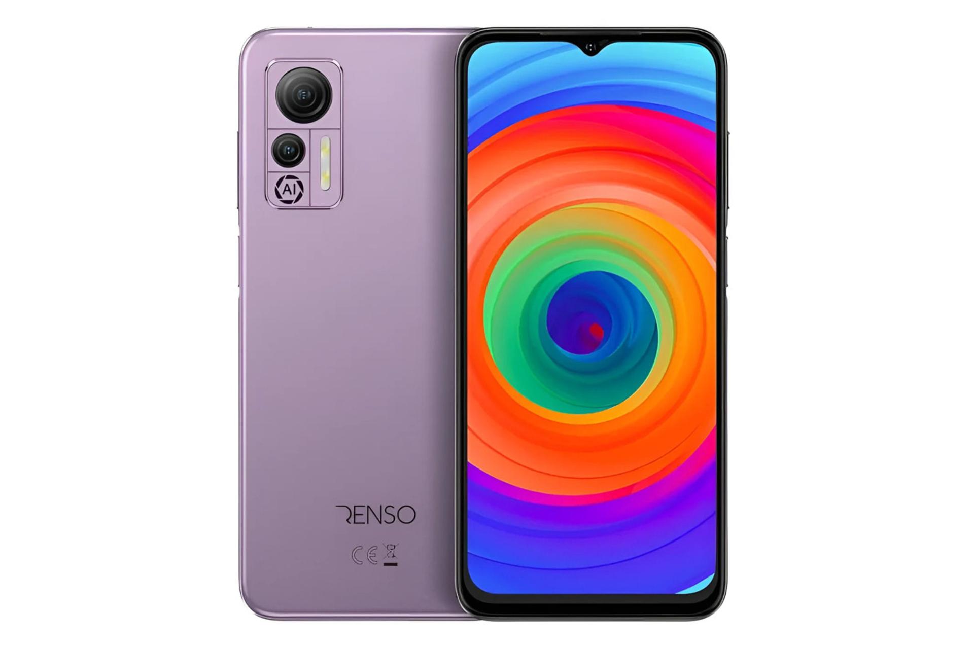 پنل جلو و پشت گوشی موبایل رنسو Renso Nep N7 بنفش