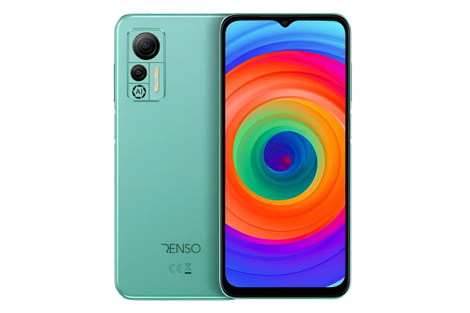 پنل جلو و پشت گوشی موبایل رنسو Renso Nep N7 سبز