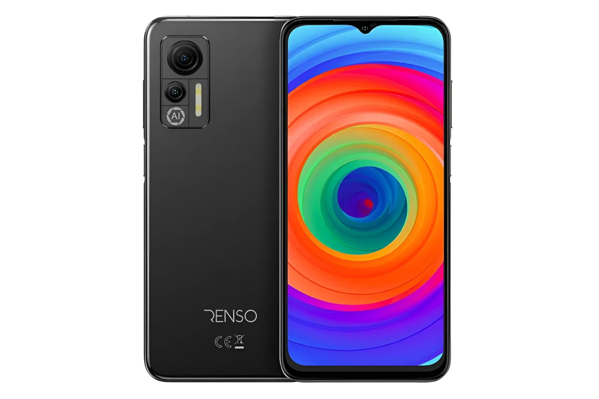 پنل جلو و پشت گوشی موبایل رنسو Renso Nep N7 مشکی