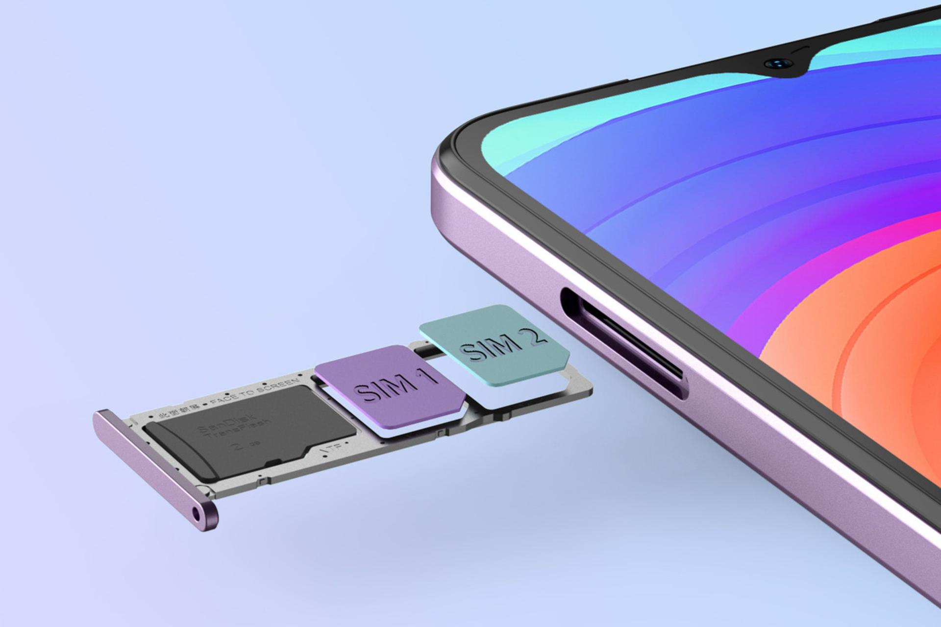 گوشی موبایل رنسو Renso Nep N7 دو سیم کارت و اسلات کارت حافظه