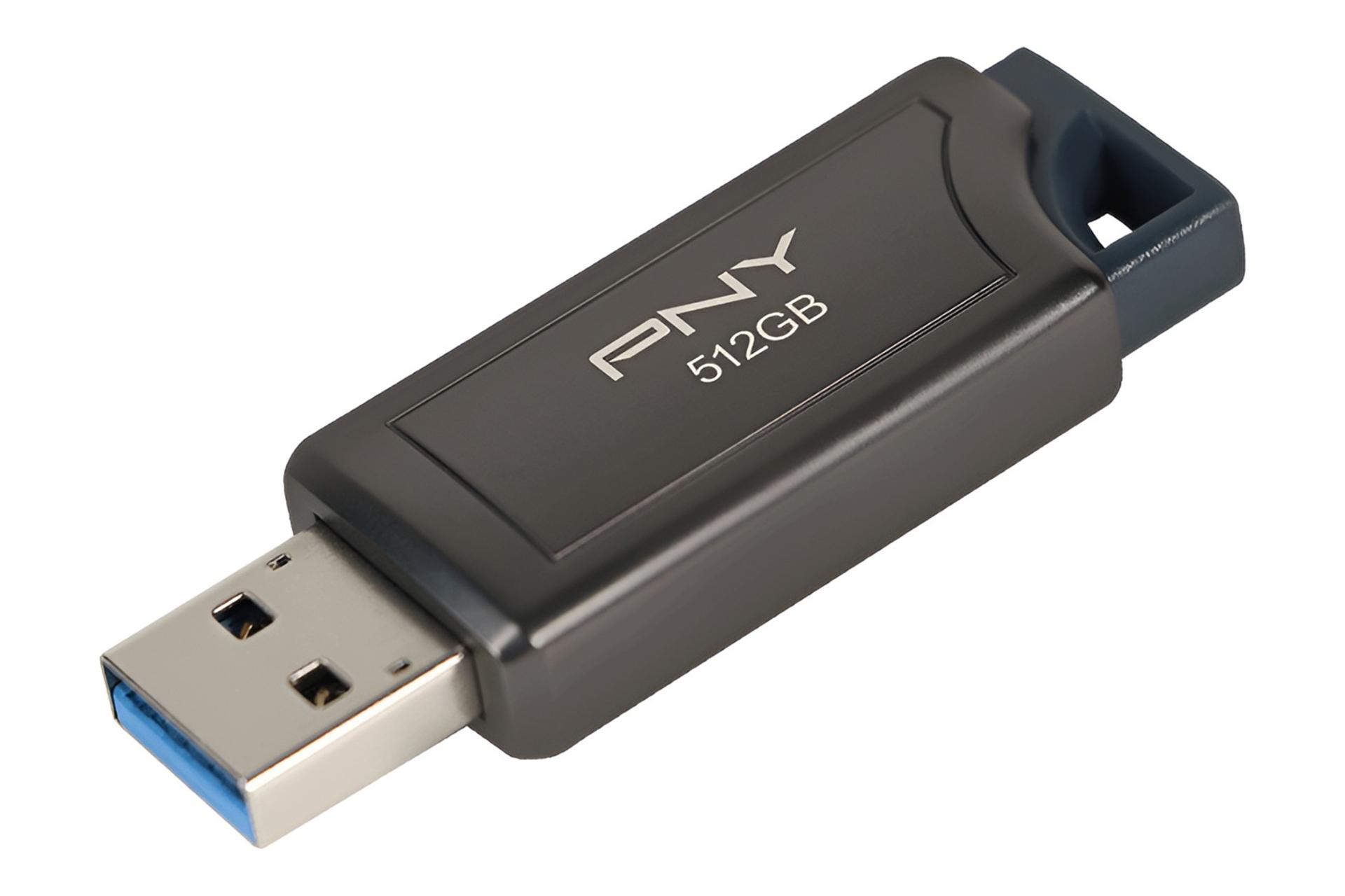 نمای کناری فلش مموری پی ان وای PNY PRO Elite V2 512GB