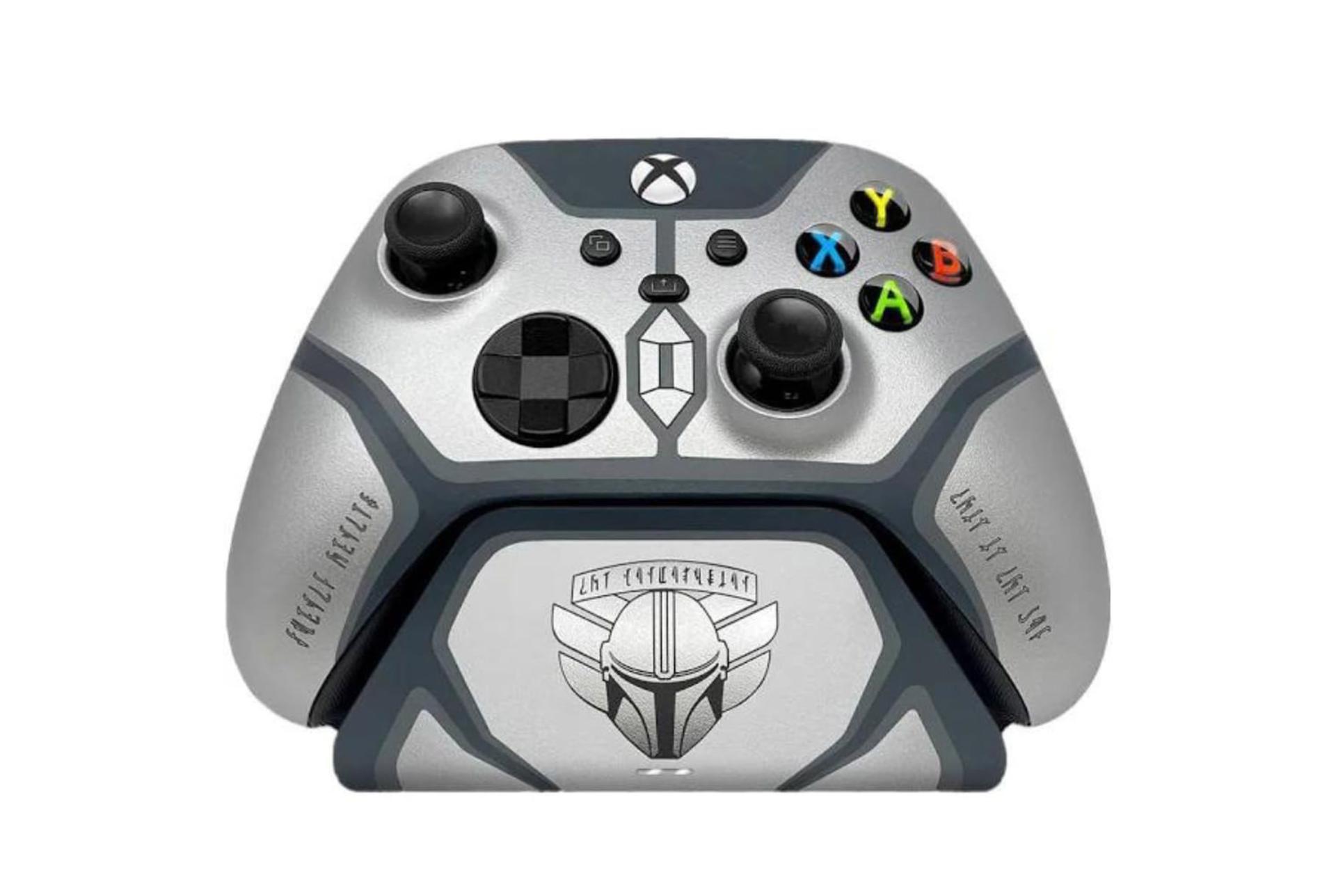 کنترلر ریزر Razer Limited Edition Xbox Series X|S Wireless Controller نمای جلو طرح مندلورین
