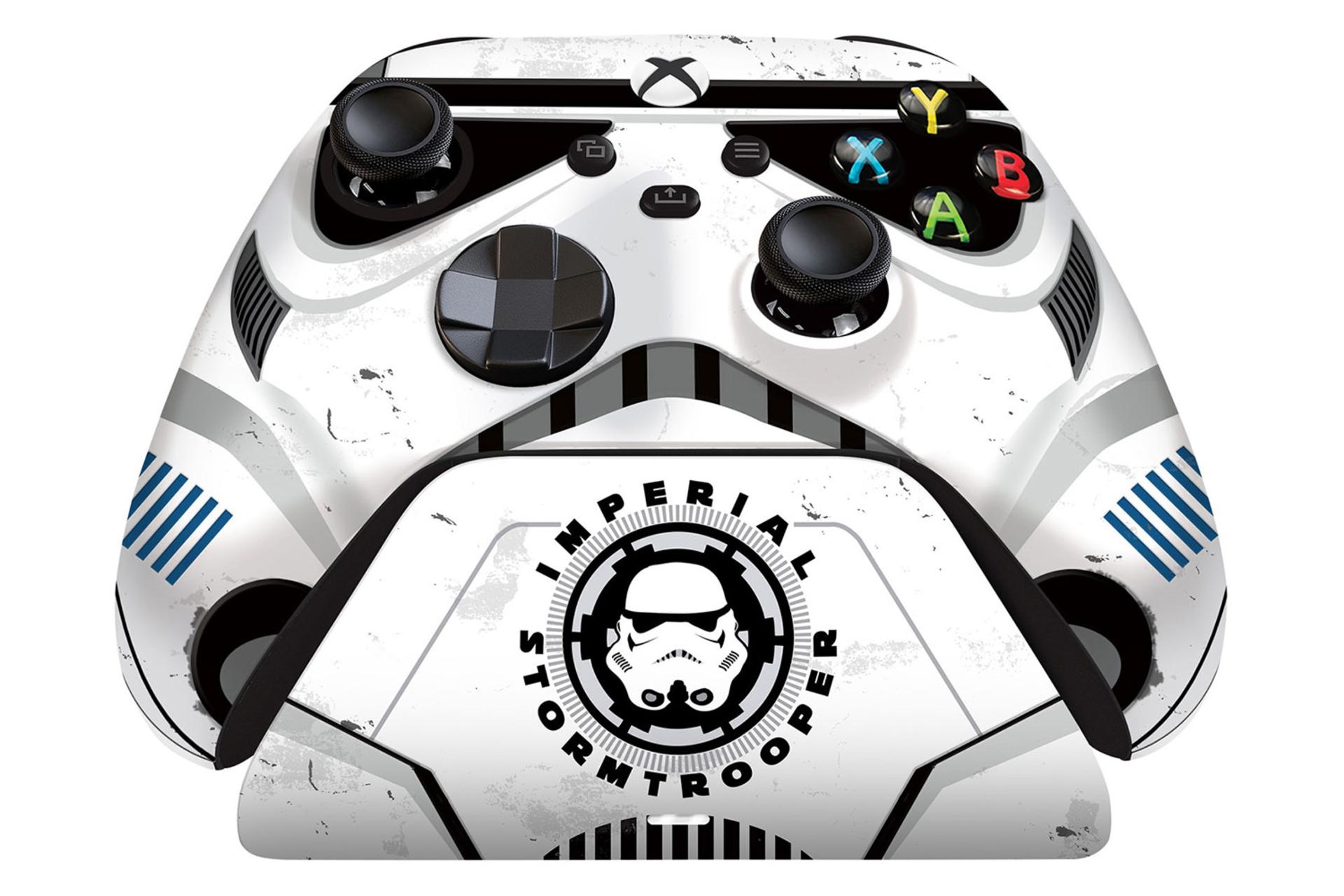مرجع متخصصين ايران كنترلر ريزر Razer Limited Edition Xbox Series X|S Wireless Controller نماي جلو طرح استورم تروپر استاروارز