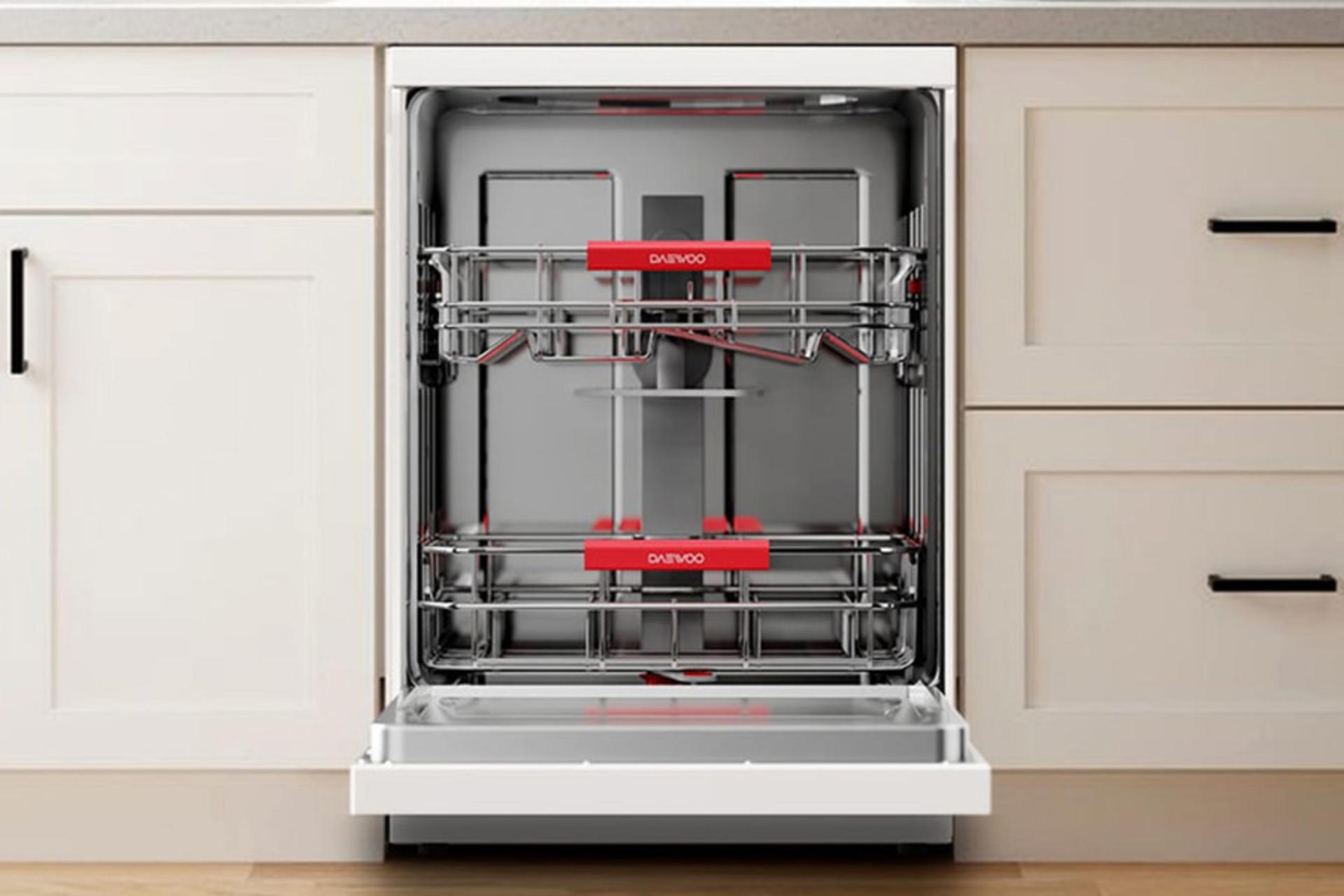 ماشین ظرفشویی دوو Daewoo DDW-30T1252 نمای داخل