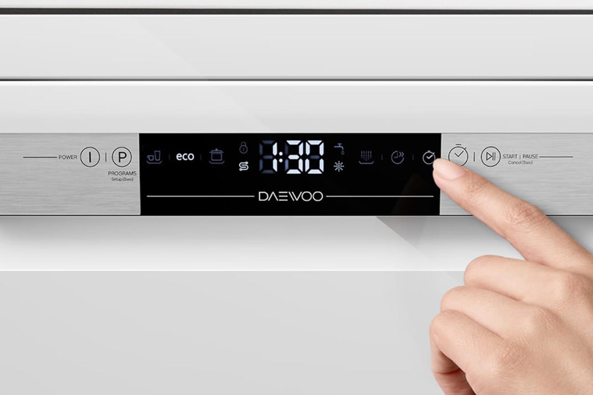 ماشین ظرفشویی دوو Daewoo DDW-30W1252 کنترل پنل لمسی
