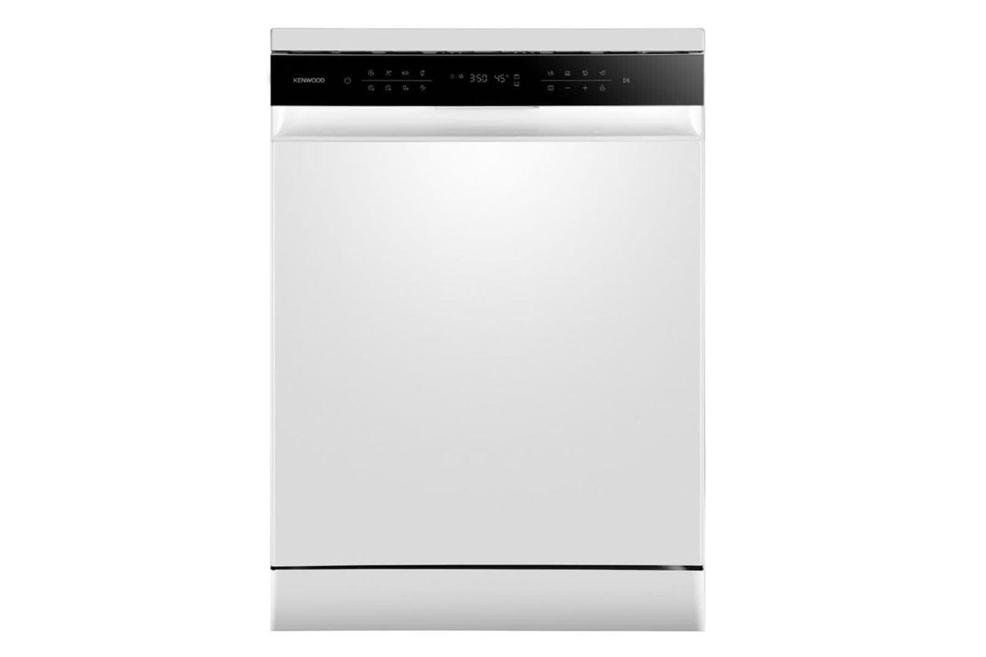 ماشین ظرفشویی کنوود Kenwood KDW-3141 نمای جلو رنگ سفید