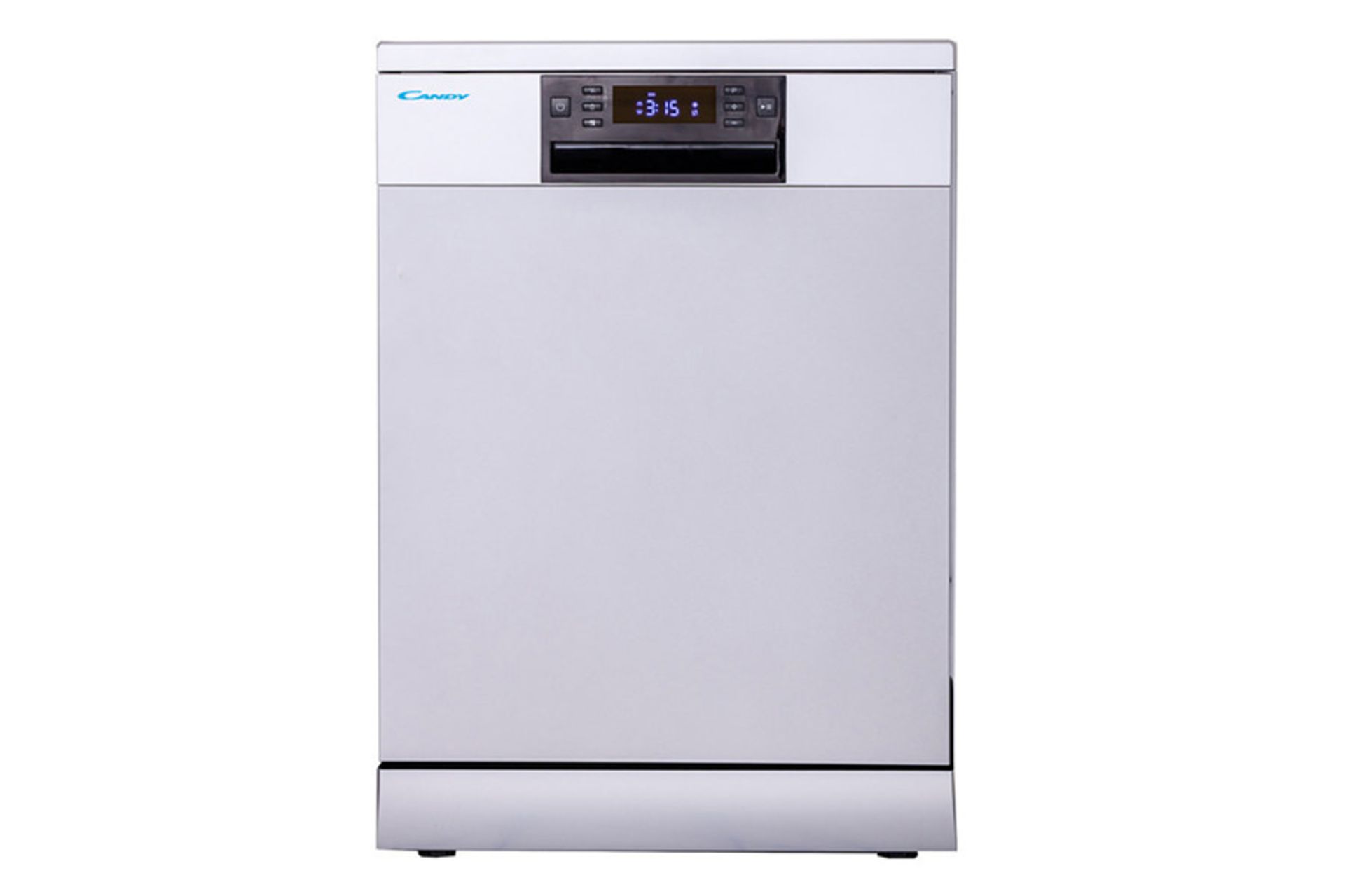 ماشین ظرفشویی کندی Candy PFD 315 نمای جلو رنگ نقره ای