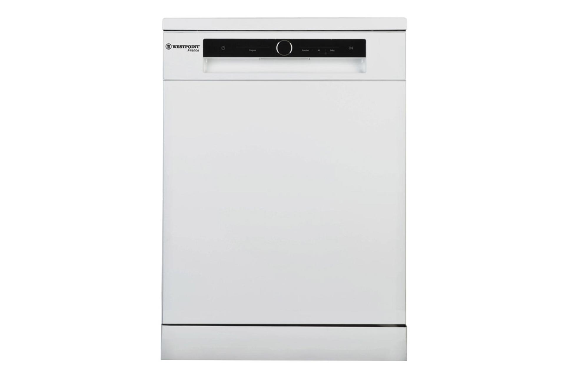 ماشین ظرفشویی وست پوینت Westpoint WYG-15824.EC نمای جلو رنگ سفید