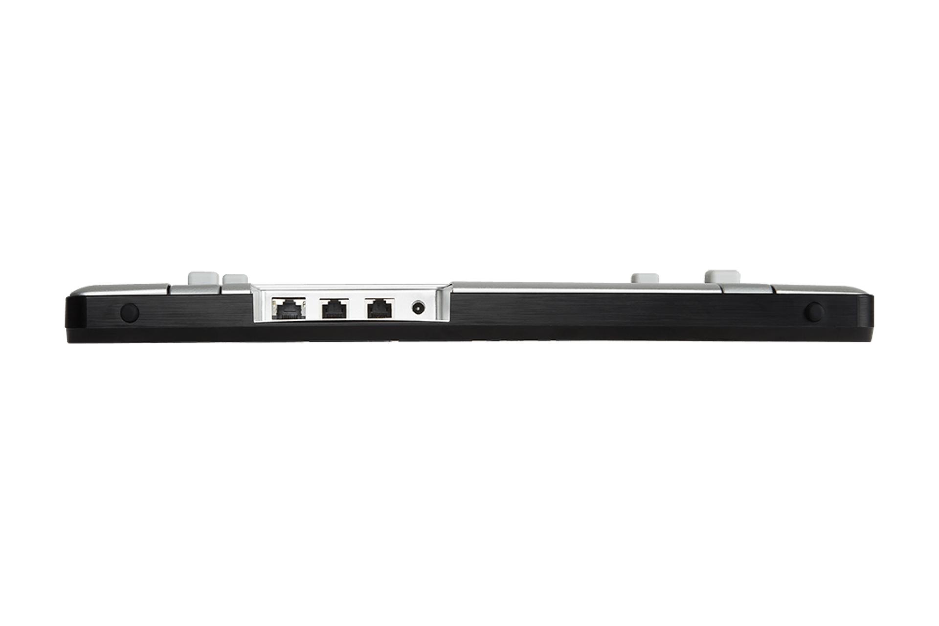 نمای لبه پایین All in One Pro 16B Flex ام اس آی با نمایش درگاه ها و ضخامت دستگاه