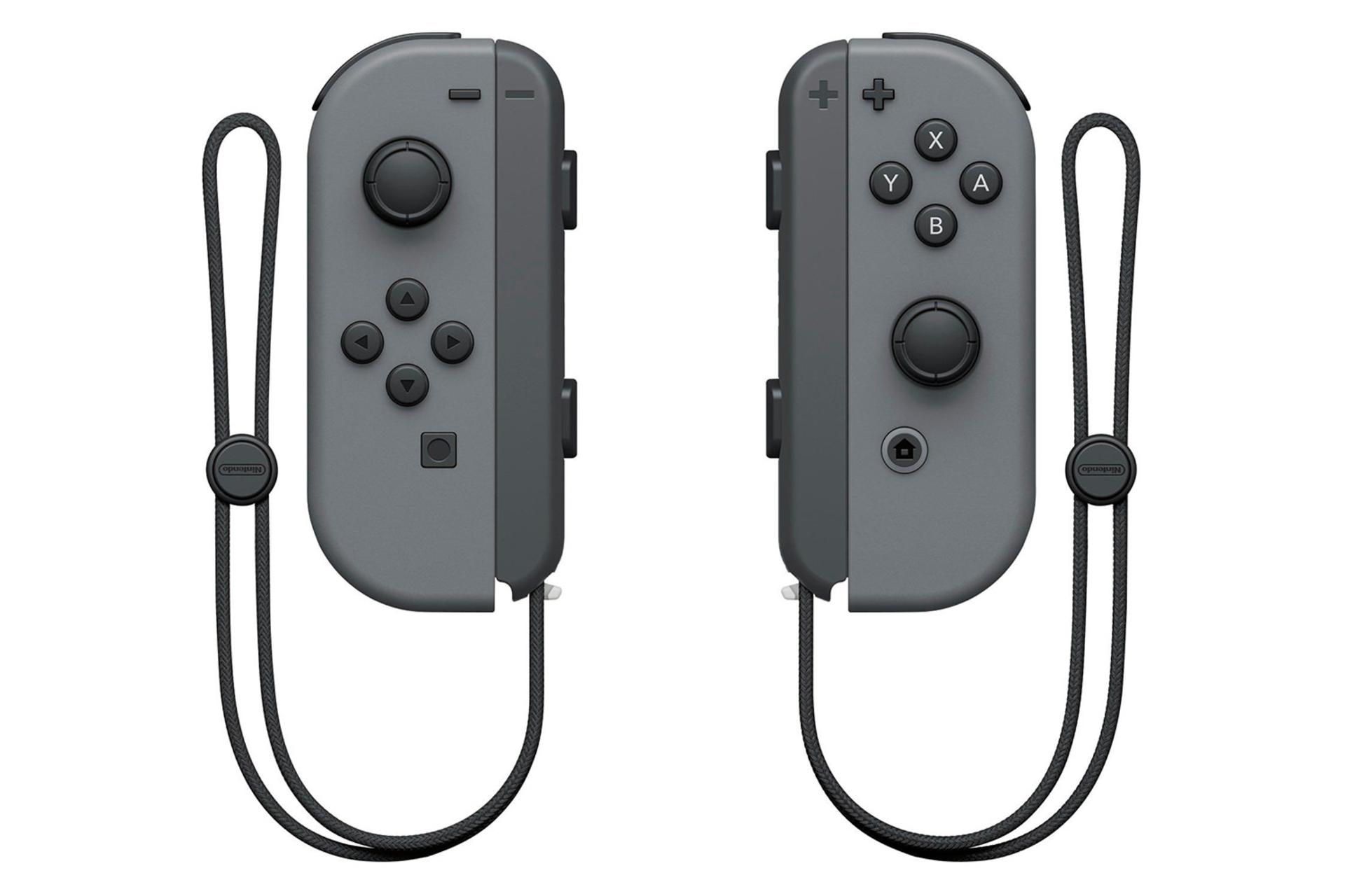 دسته بازی نینتندو جوی کان Nintendo Joy-Con نمای بالا رنگ خاکستری