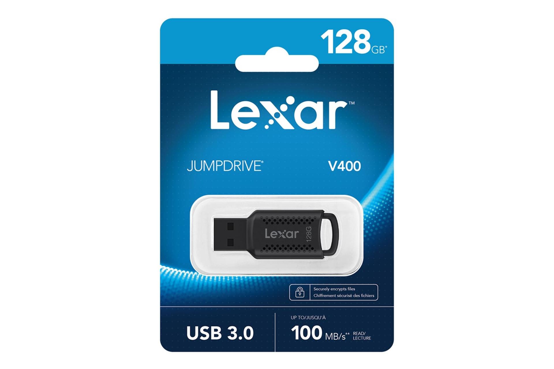 جعبه فلش مموری لکسار Lexar JumpDrive V400 128GB