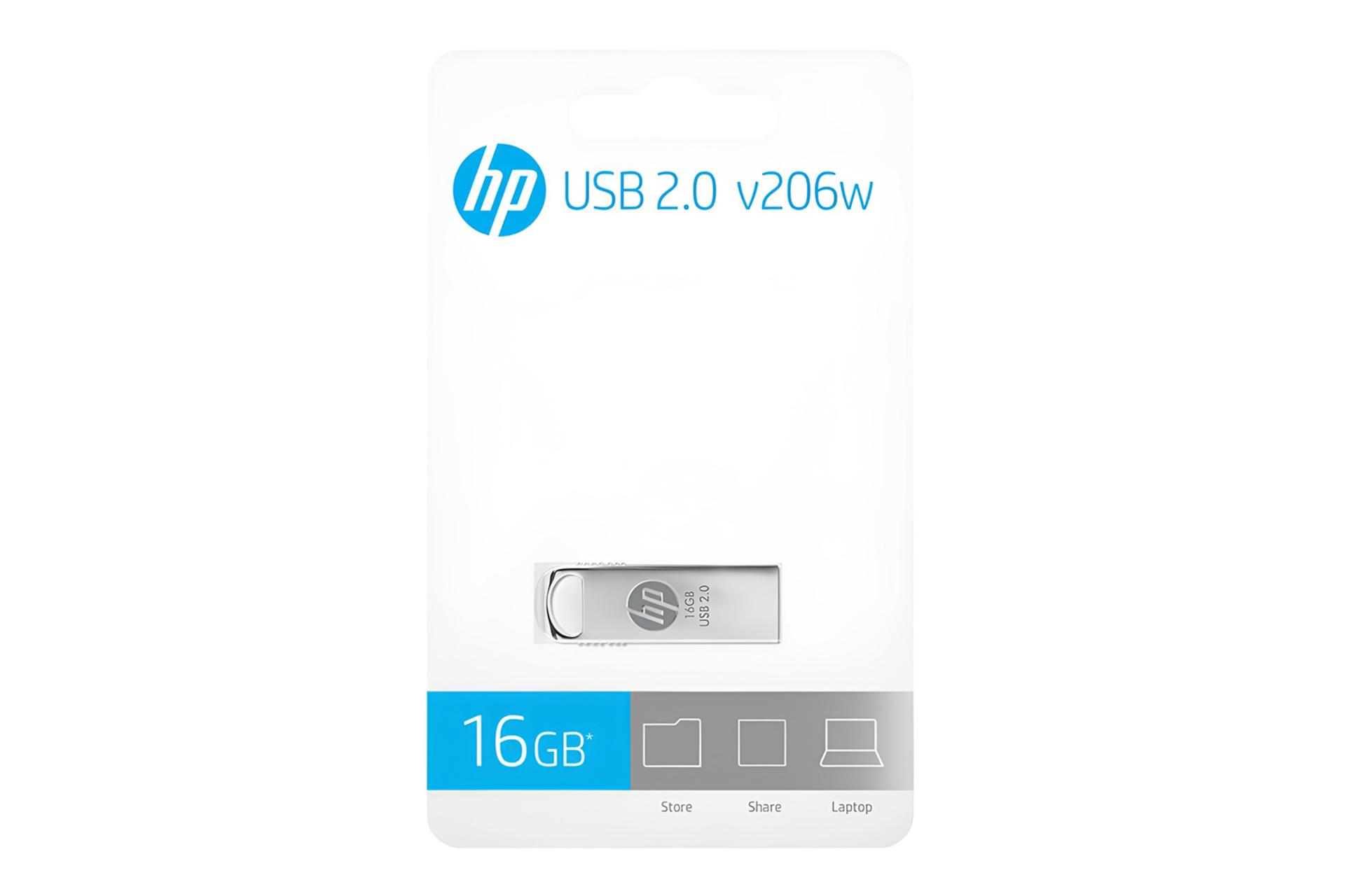 جعبه فلش مموری اچ پی HP v206w 16GB