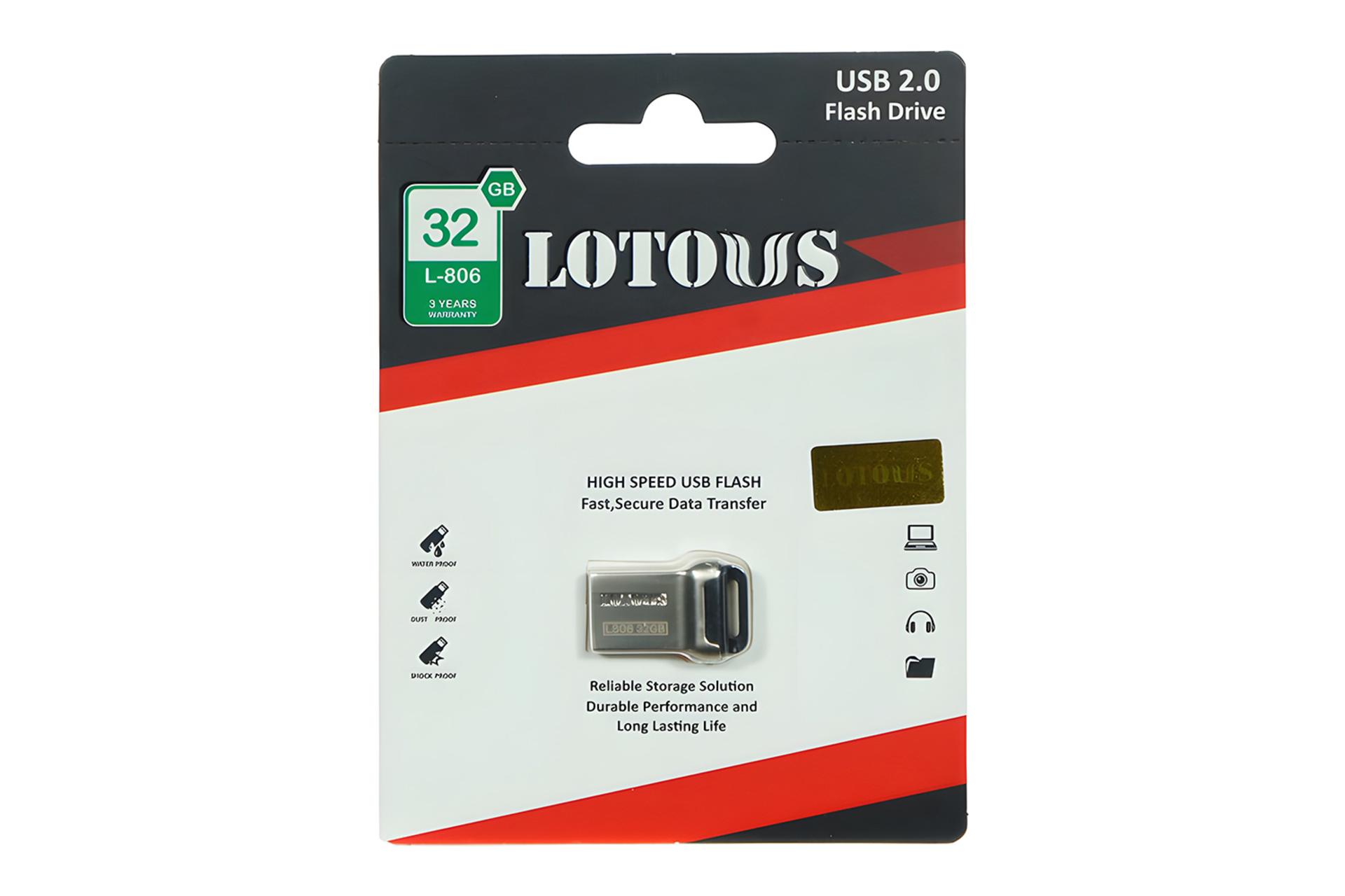جعبه فلش مموری لوتوس Lotous L-806 32GB