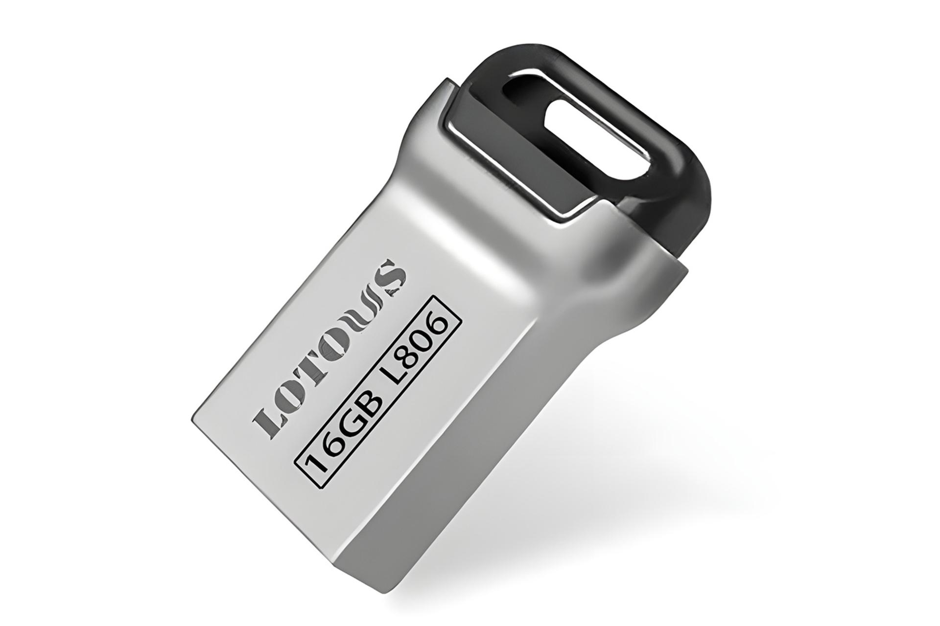 نمای کناری فلش مموری لوتوس Lotous L-806 16GB