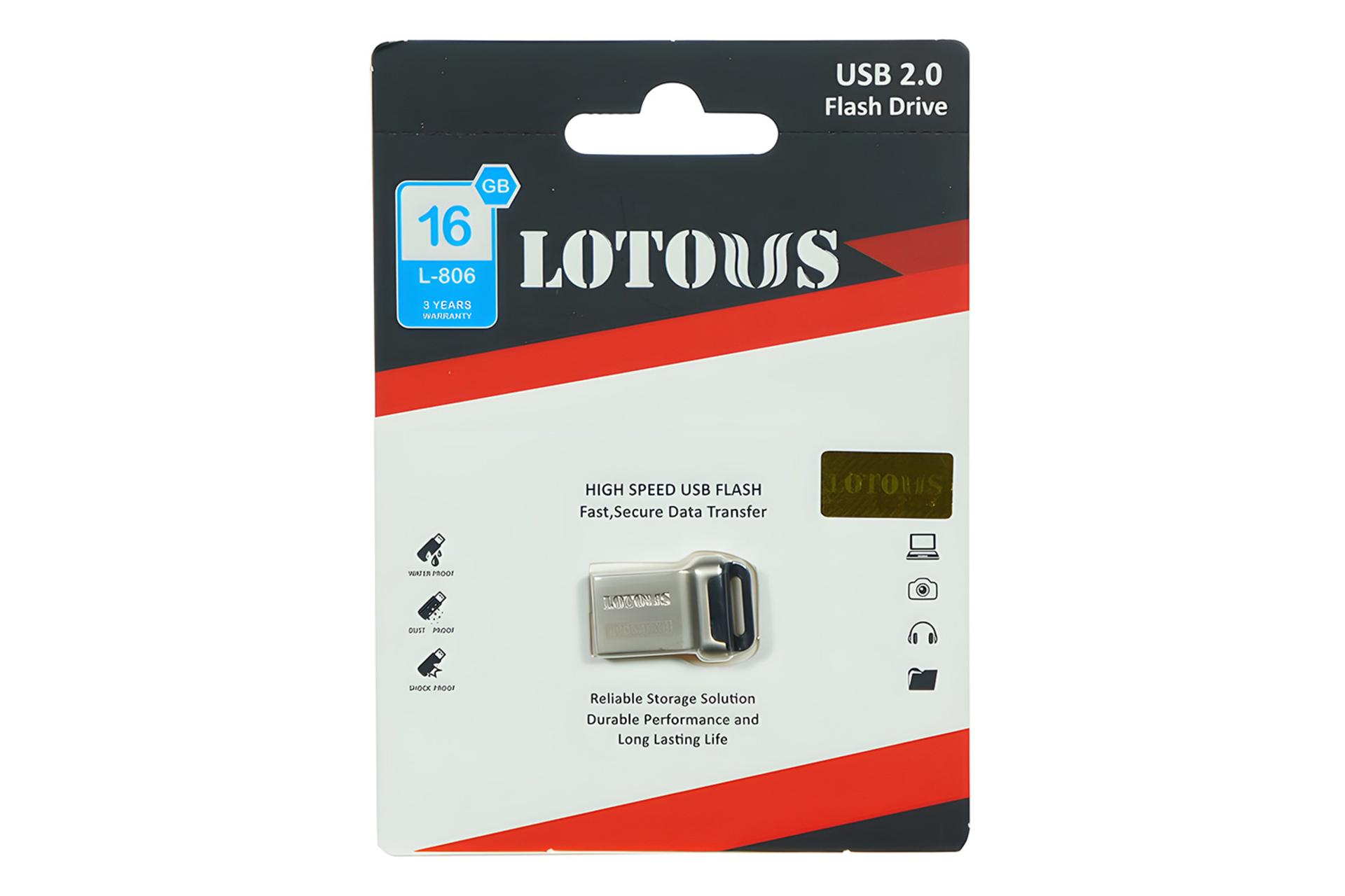 جعبه فلش مموری لوتوس Lotous L-806 16GB