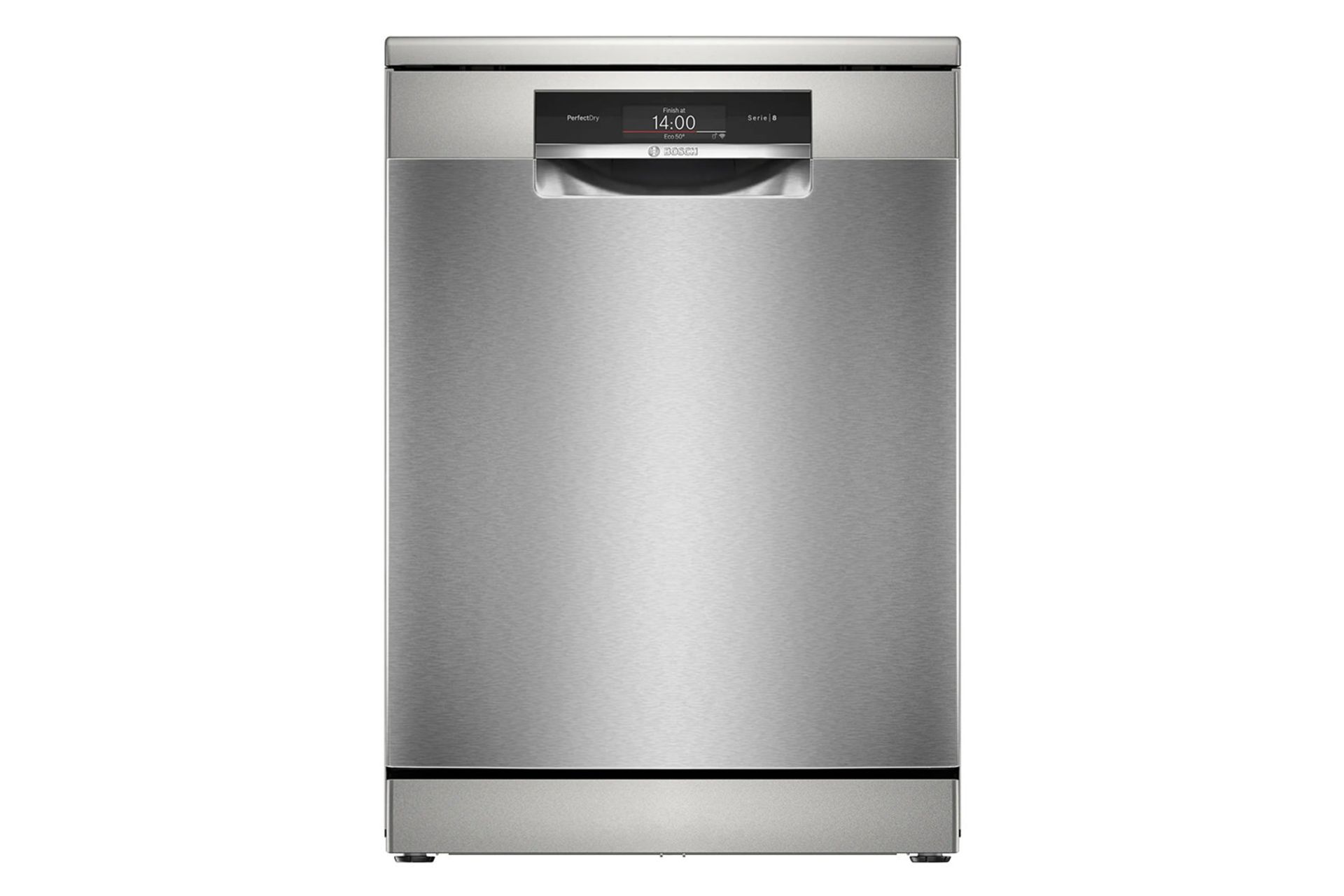 ماشین ظرفشویی بوش Bosch SMS8ZDI86M نمای جلو رنگ نقره ای