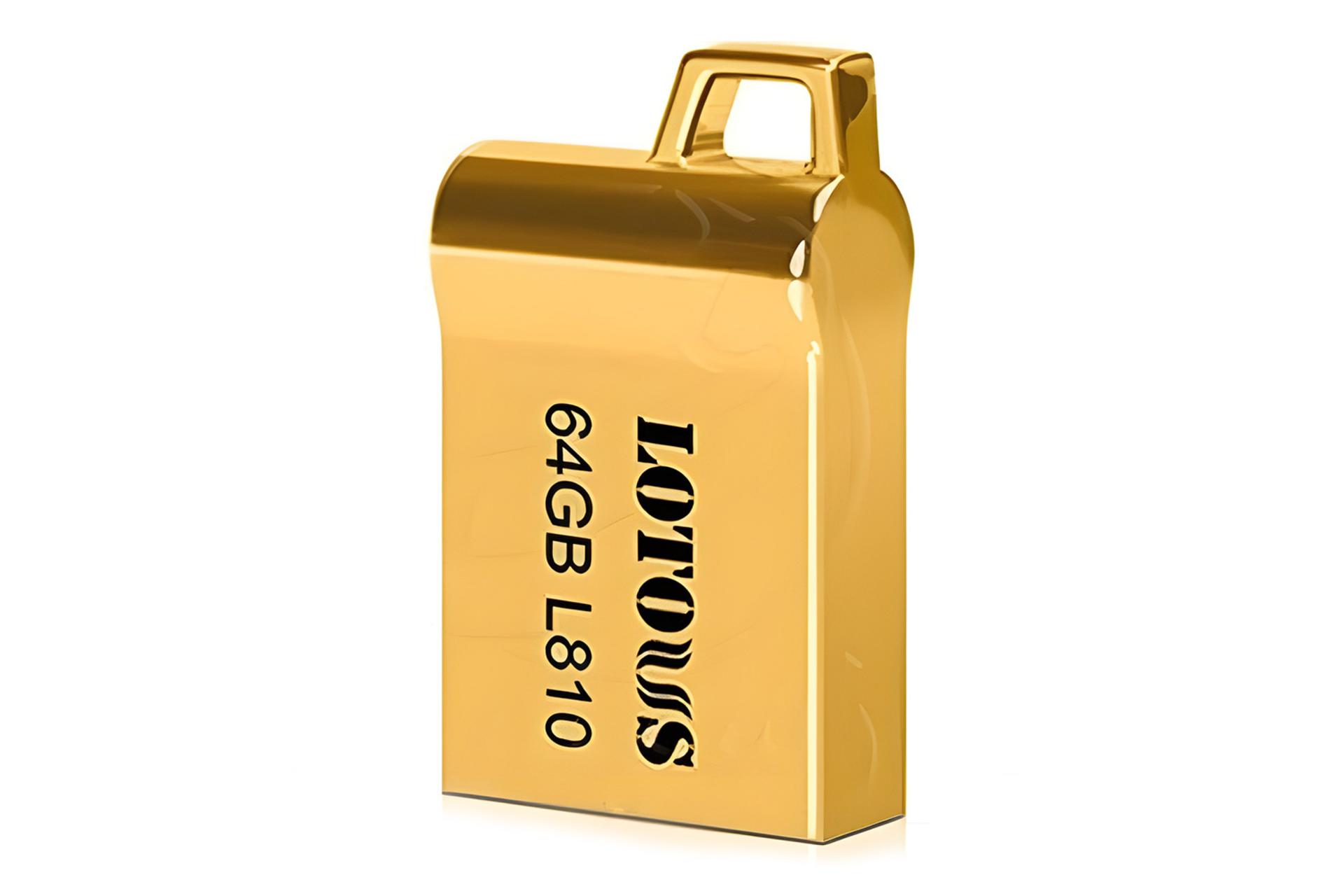 نمای کناری فلش مموری لوتوس Lotous L-810 64GB