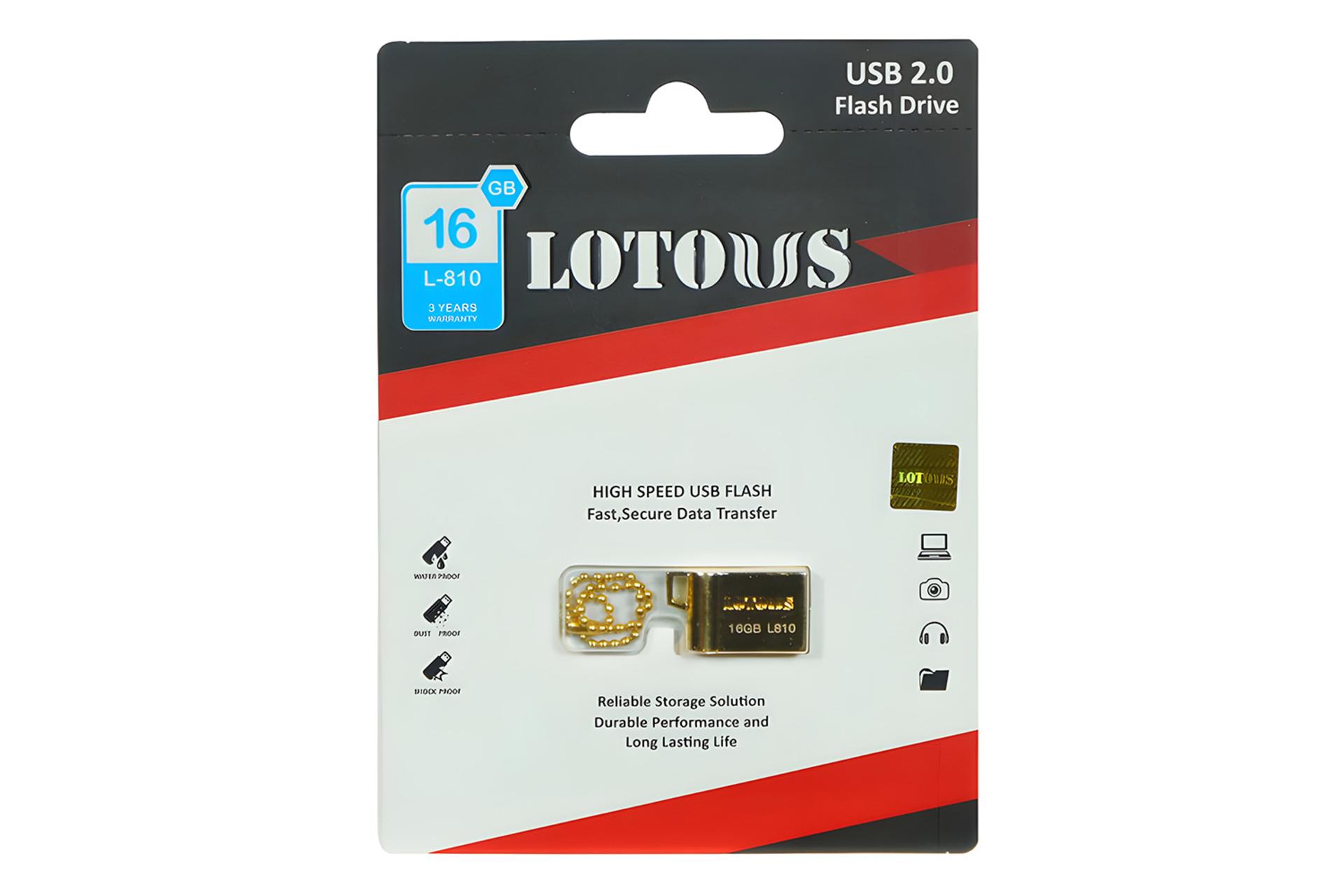 جعبه فلش مموری لوتوس Lotous L-810 16GB
