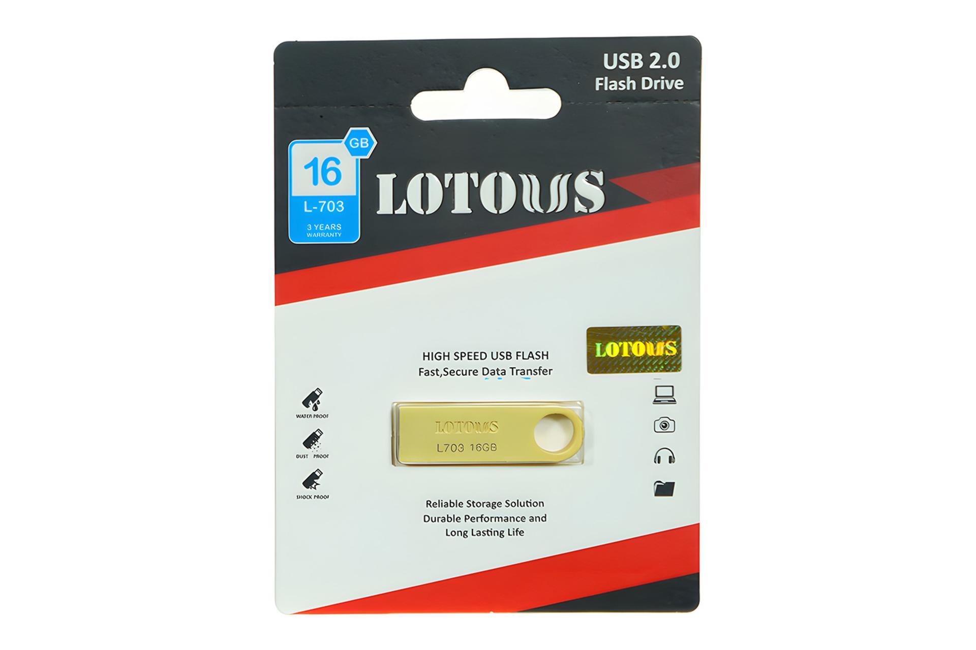 جعبه فلش مموری لوتوس Lotous L-703 16GB