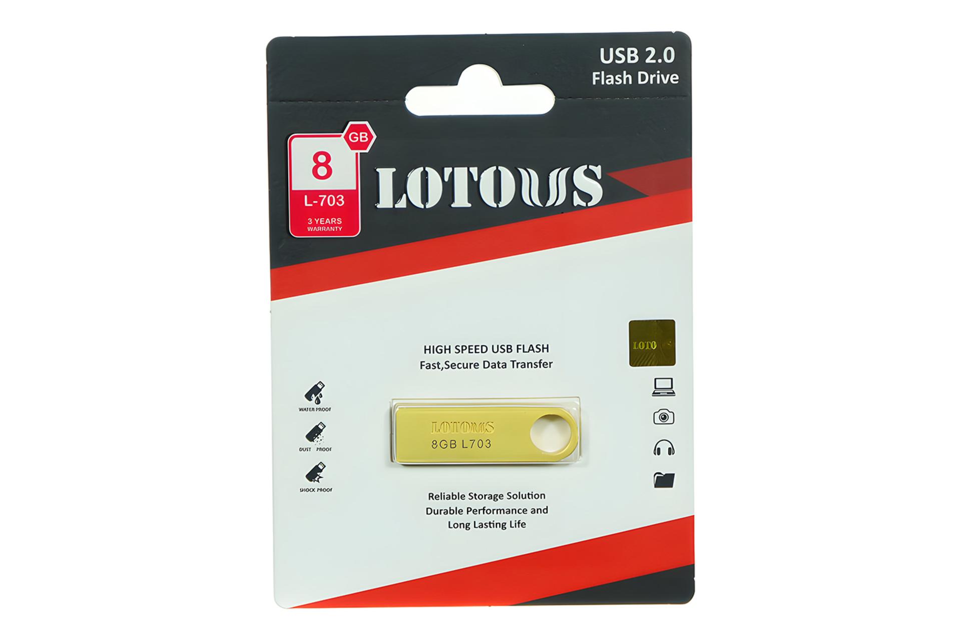 جعبه فلش مموری لوتوس Lotous L-703 8GB