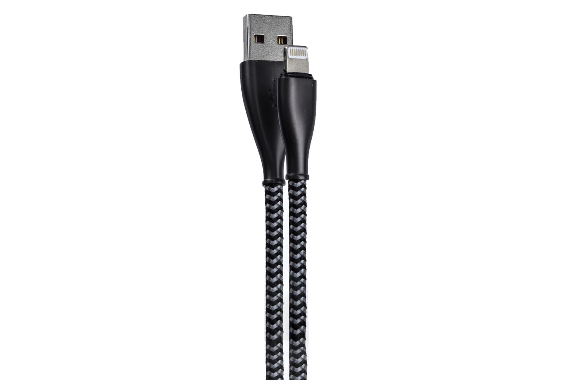 کابل شارژ USB تی وان Type-A به Lightning مدل C-F11 با طول 1.2 متر