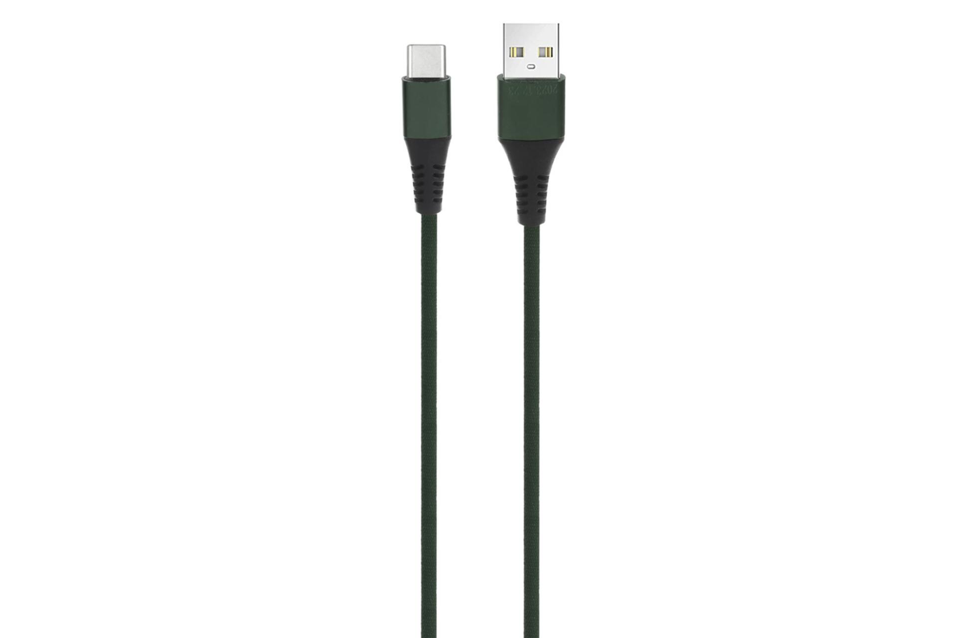 کابل شارژ USB تی وان Type-A به Type-C مدل C-F10 با طول 1.2 متر