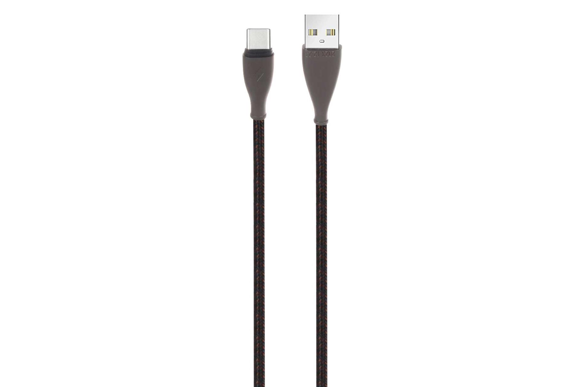 کابل شارژ USB تی وان Type-A به Type-C مدل C-F11 با طول 1.2 متر