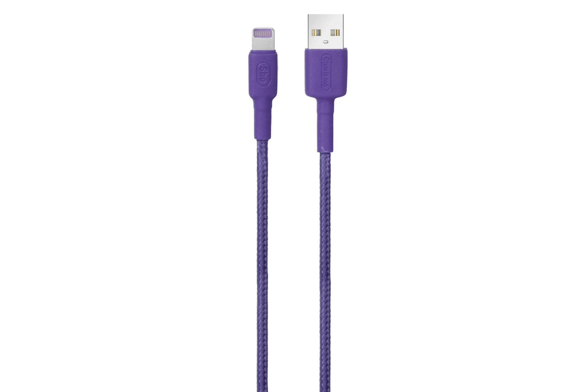 کابل شارژ USB شی کاریزما Type-A به Lightning مدل Mehrnam Series با طول 1.2 متر