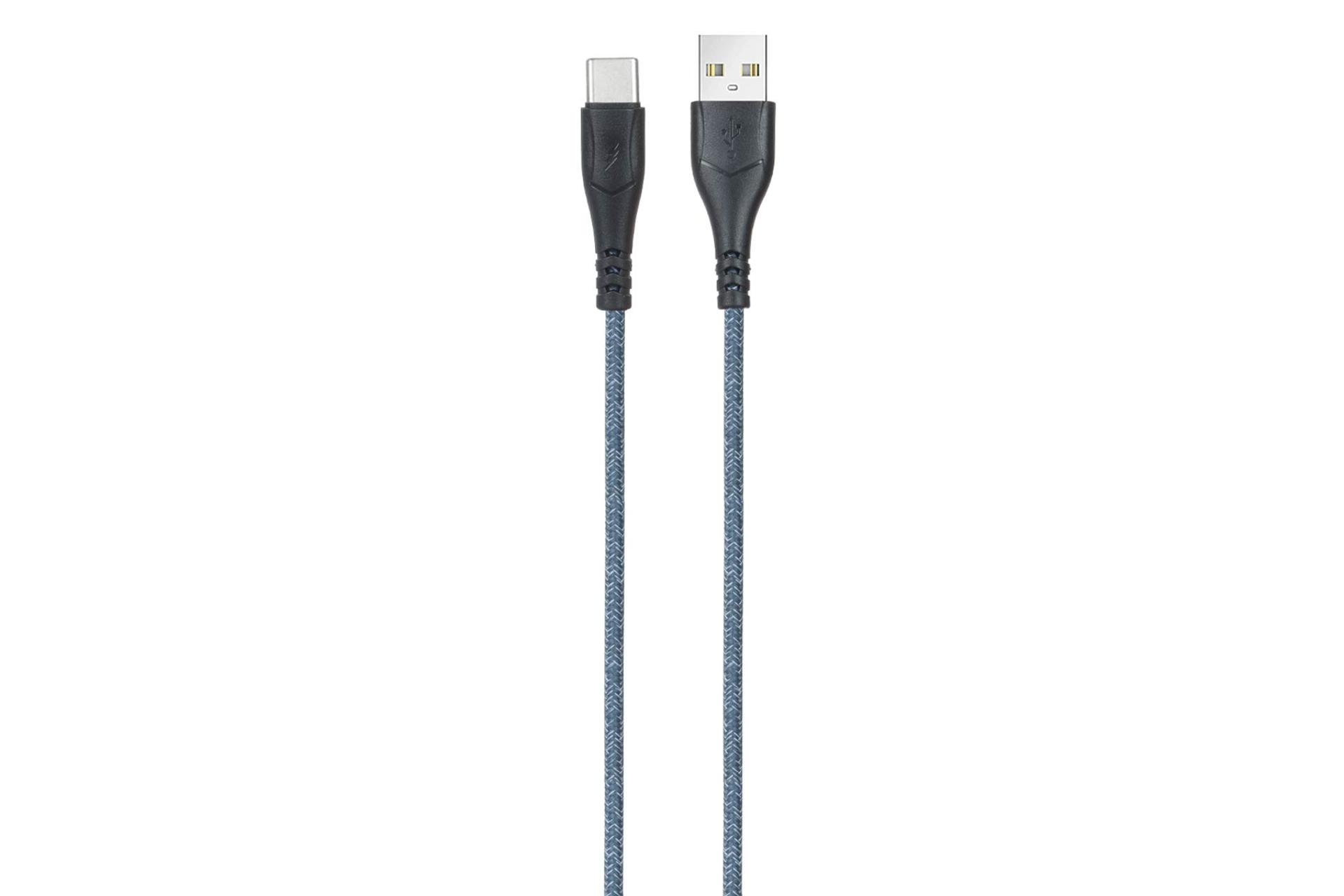 کابل شارژ USB چرلو Type-A به Type-C مدل TC-K01 با طول 1.1 متر