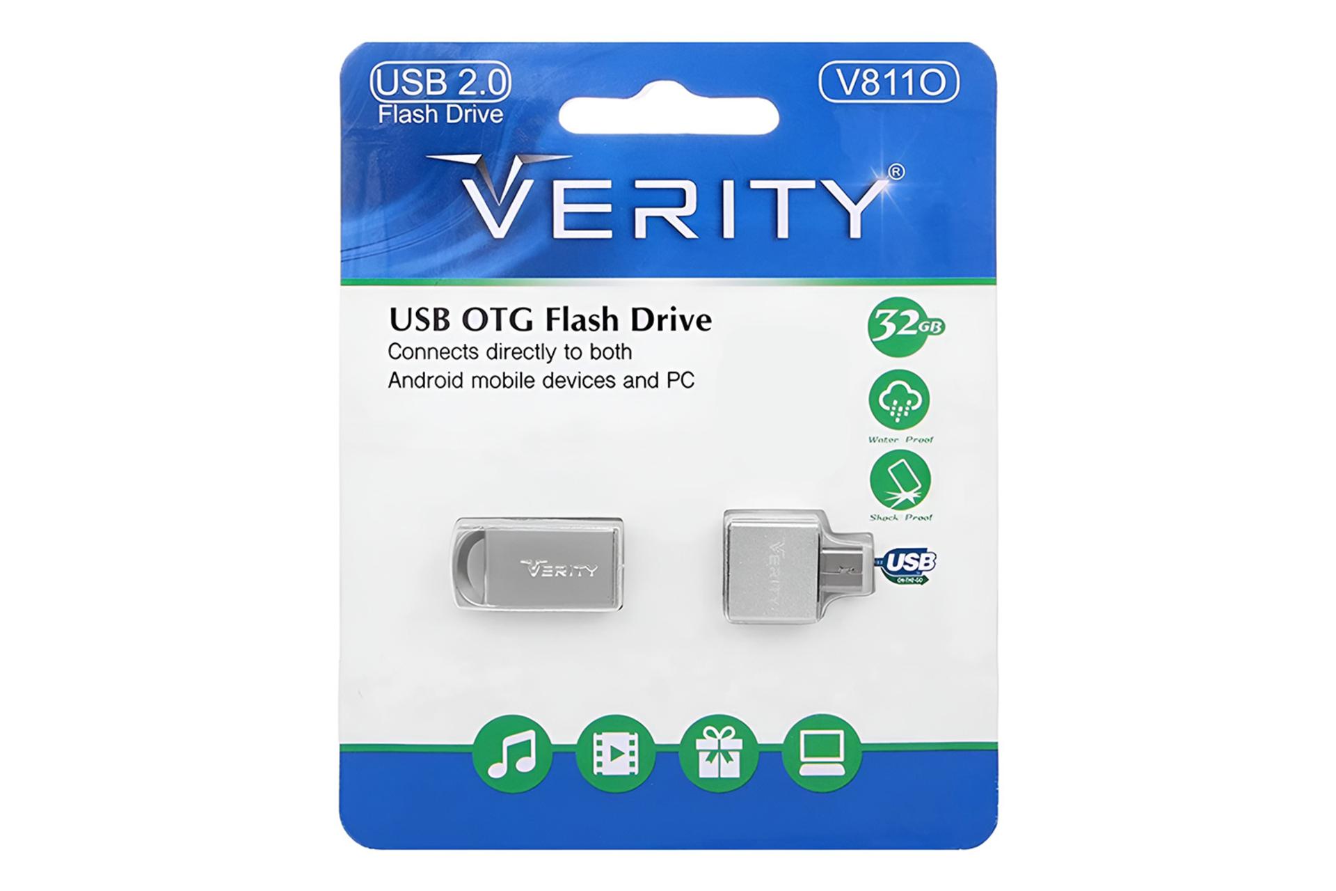 جعبه فلش مموری وریتی Verity V811O 32GB USB 2.0