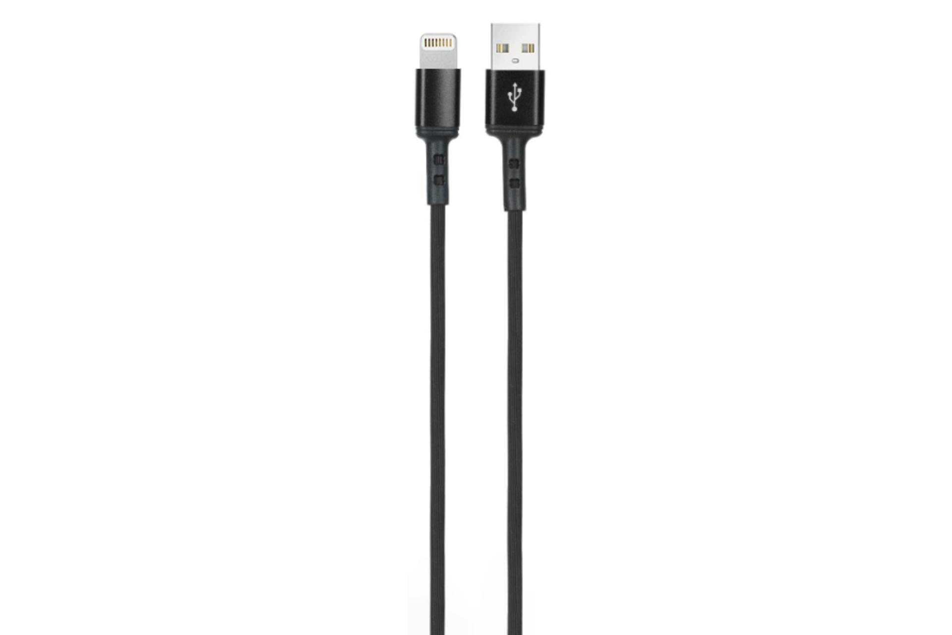 کابل شارژ USB چرلو Type-A به Lightning با طول 1.1 متر مشکی