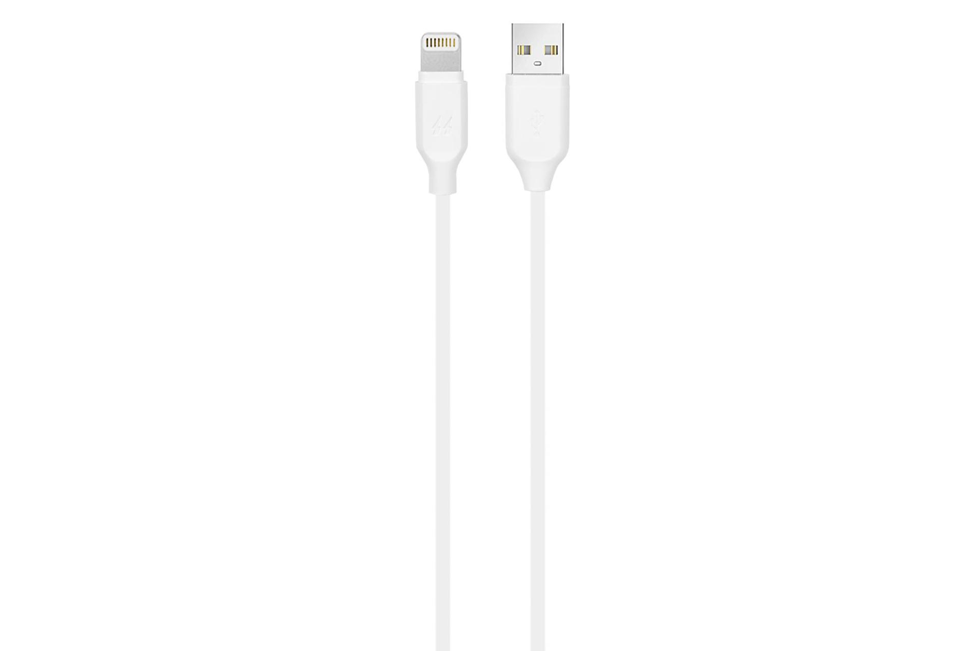 کابل شارژ USB چرلو Type-A به Lightning مدل CH-IP01 با طول 1 متر