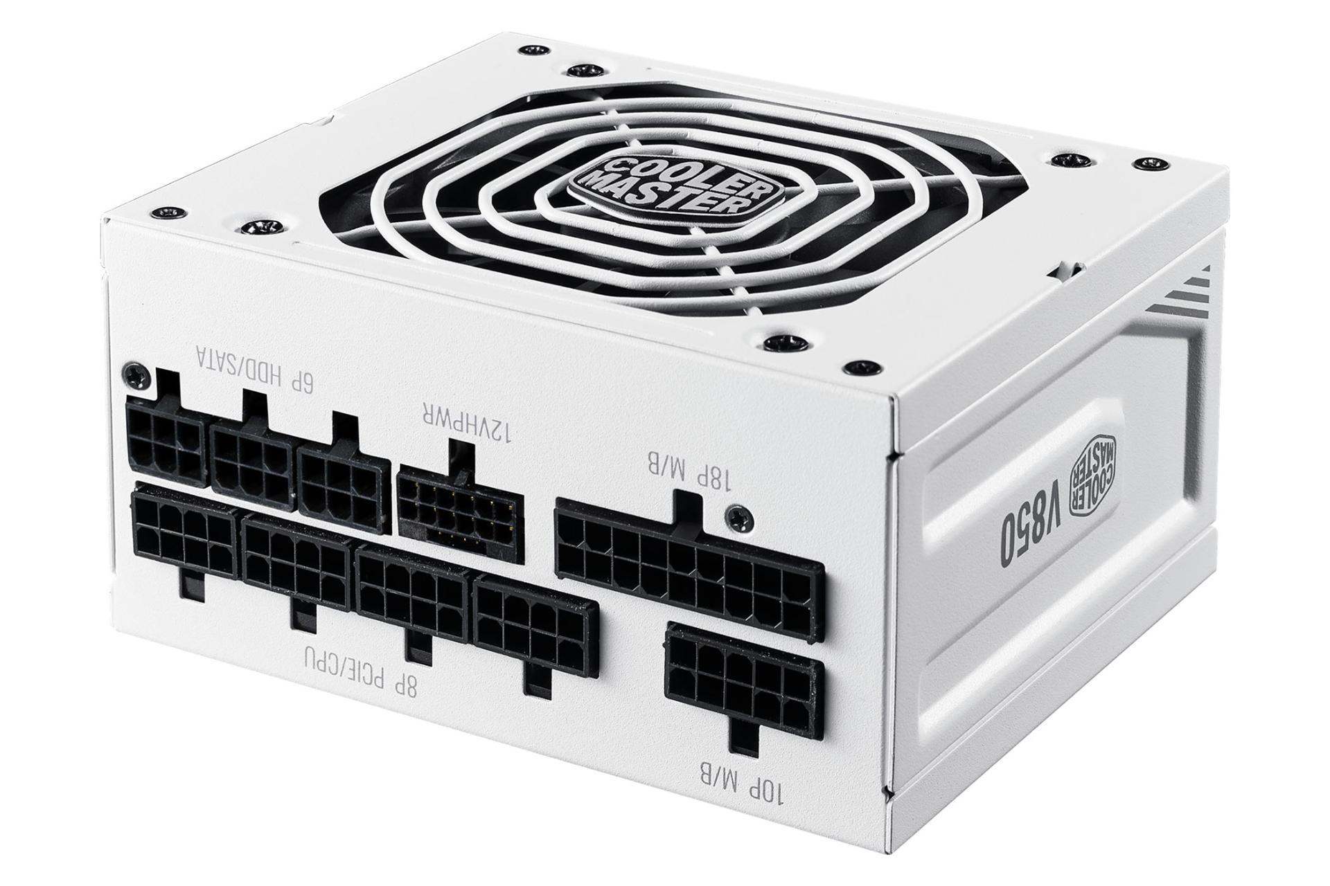 ابعاد و اندازه پاور کامپیوتر کولر مستر V SFX Gold 850 ATX 3.0 White Edition با توان 850 وات