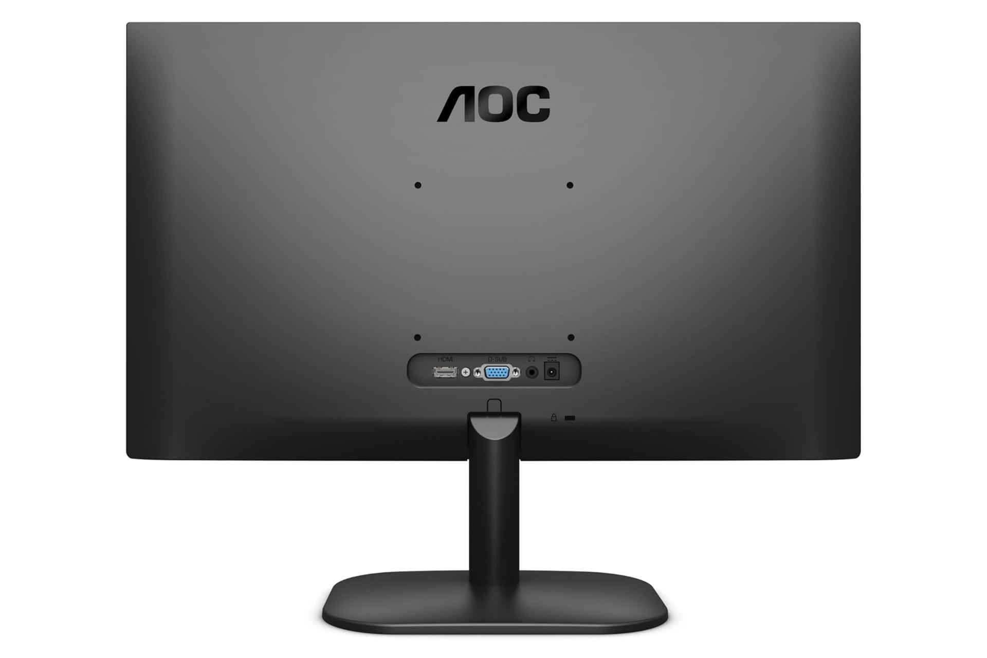 نمای پشت و بدنه مانیتور ای او سی 22 اینچ مدل 22B2HM