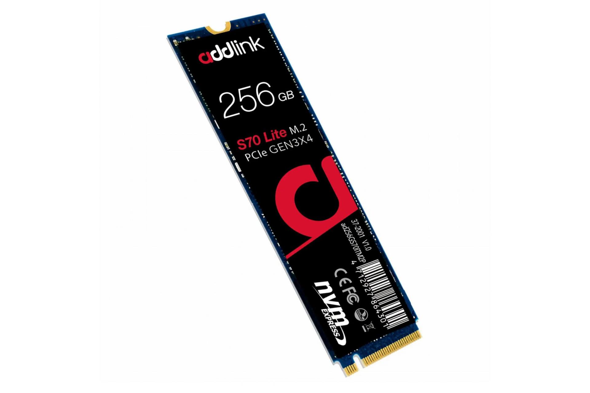 اس اس دی ادلینک S70 NVMe M.2 ظرفیت 256 گیگابایت