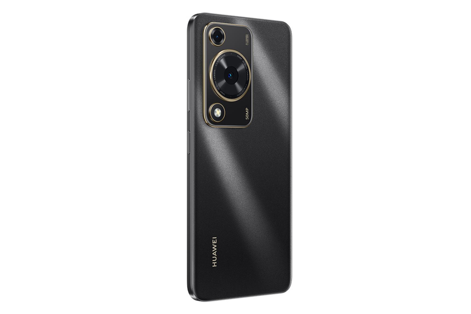 سمت چپ پنل پشت گوشی موبایل نوا Y72 هواوی مشکی / Huawei nova Y72