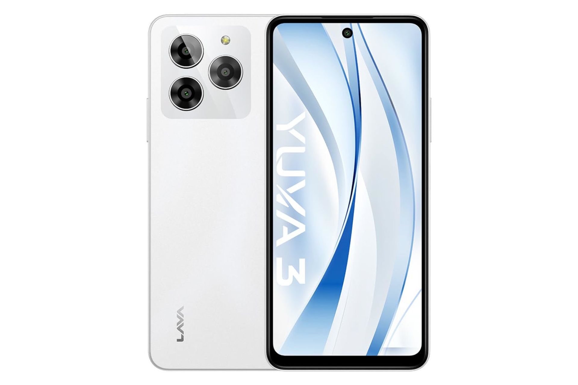 صفحه نمایش و دوربین گوشی موبایل لاوا Lava Yuva 3 سفید