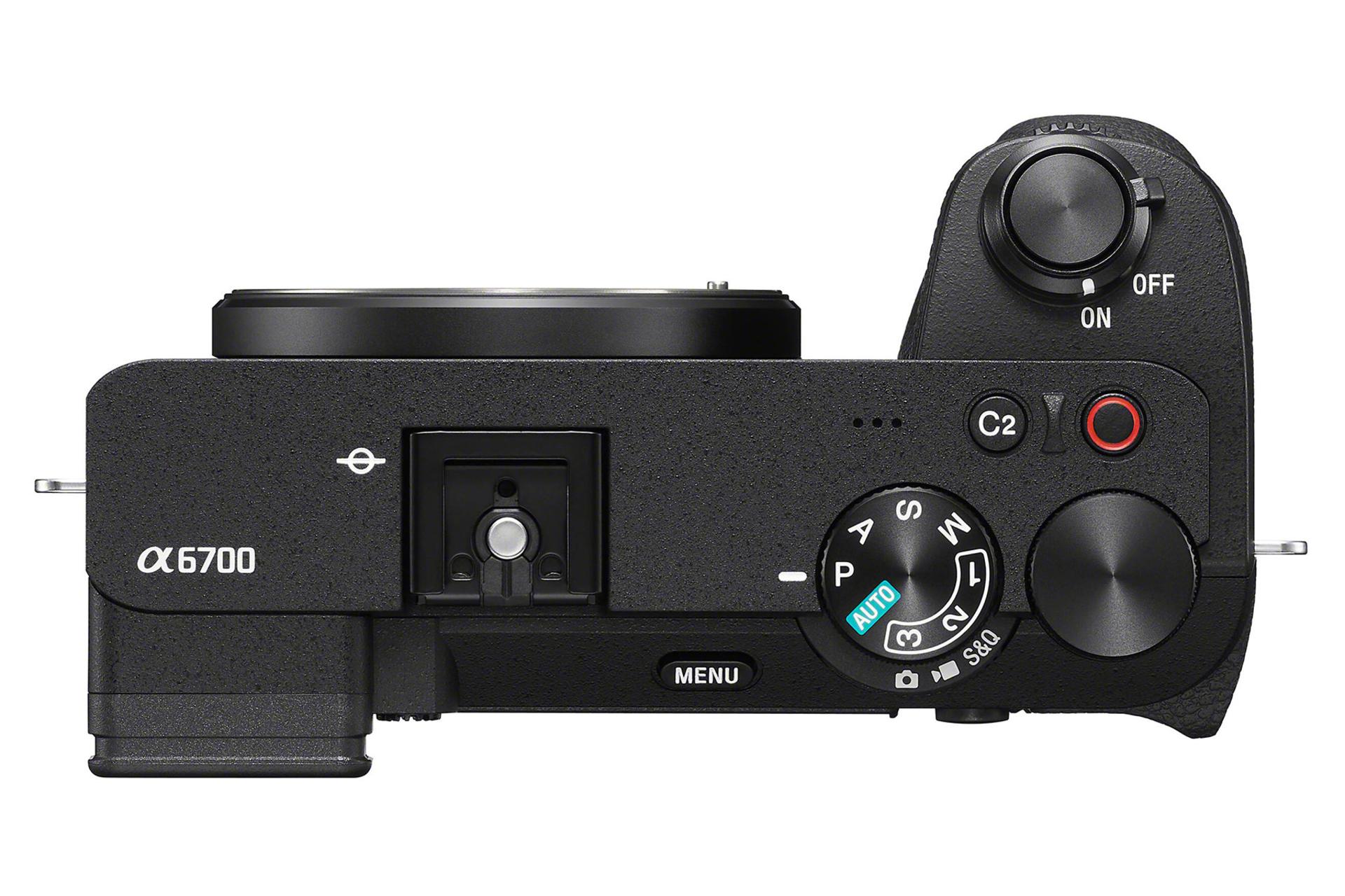 دوربین سونی Sony a6700 نمای بالا
