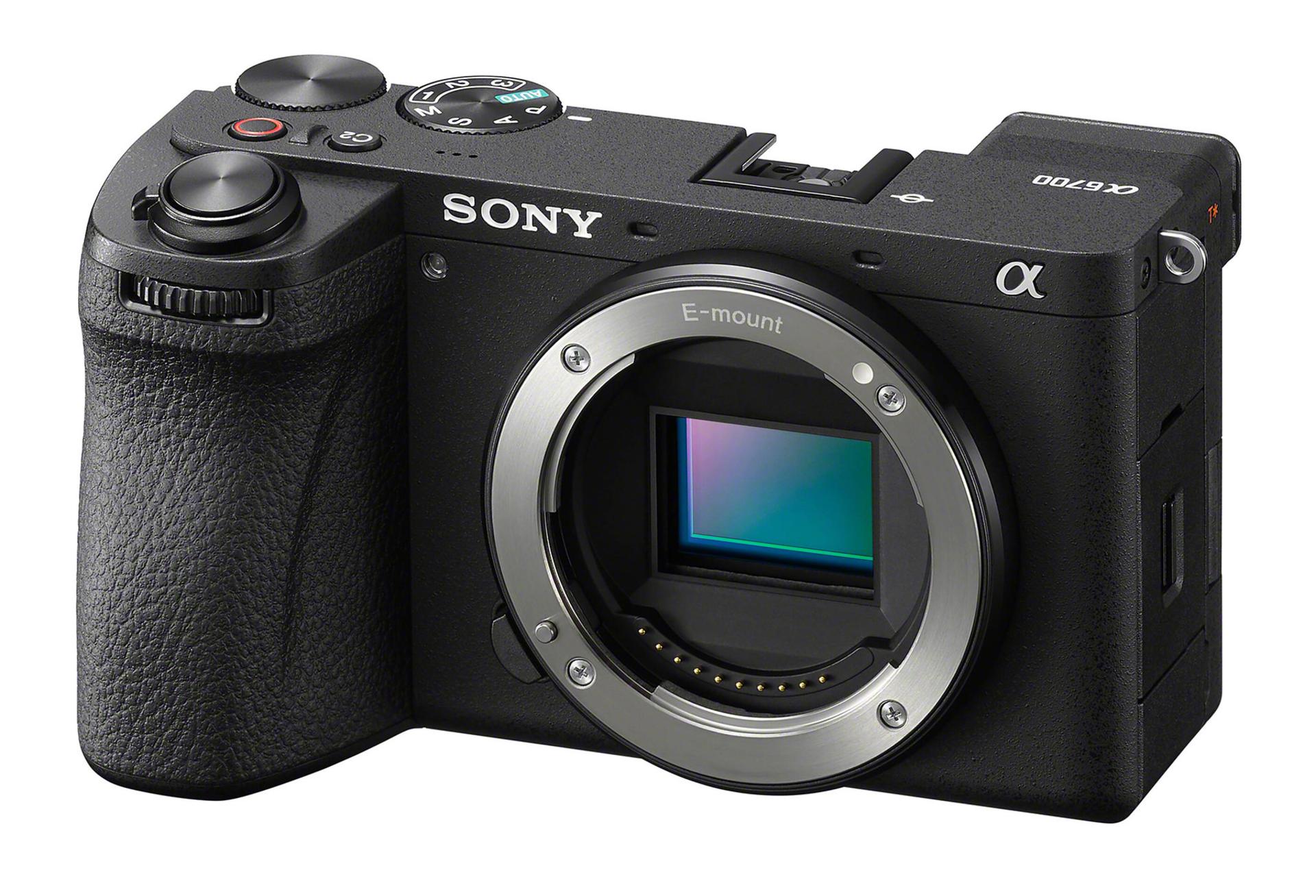دوربین سونی Sony a6700 نمای جلو و بالا