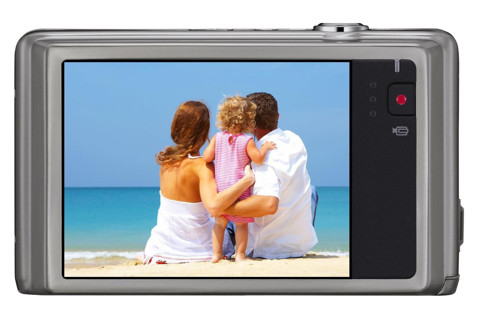 دوربین کاسیو Casio Exilim EX-ZS15 نمای پشت و صفحه نمایش