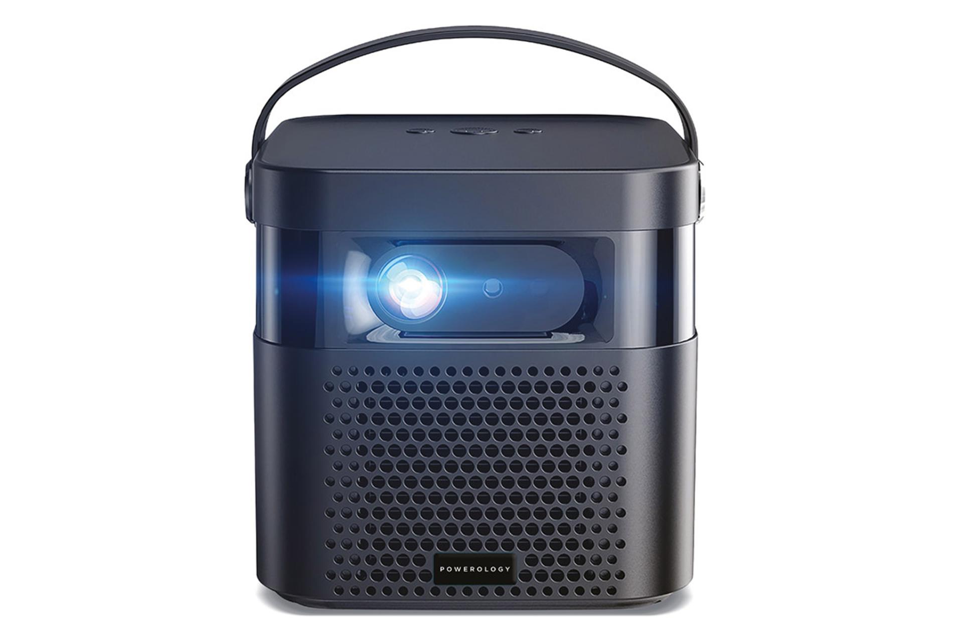 ویدیو پروژکتور پاورولوجی Powerology PWPROJ70 نمای جلو رنگ مشکی